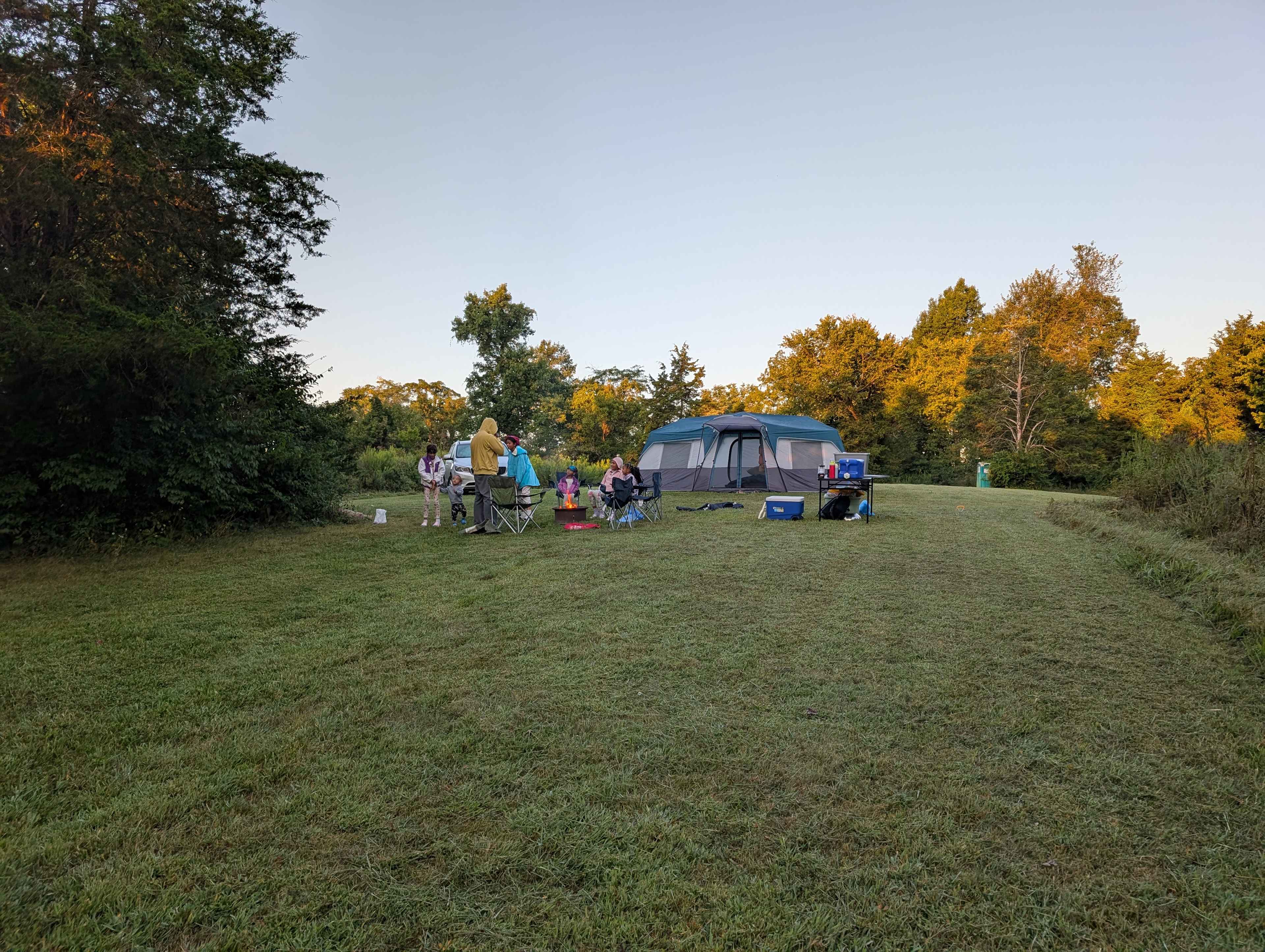 Camping Along the Old Bison Trail