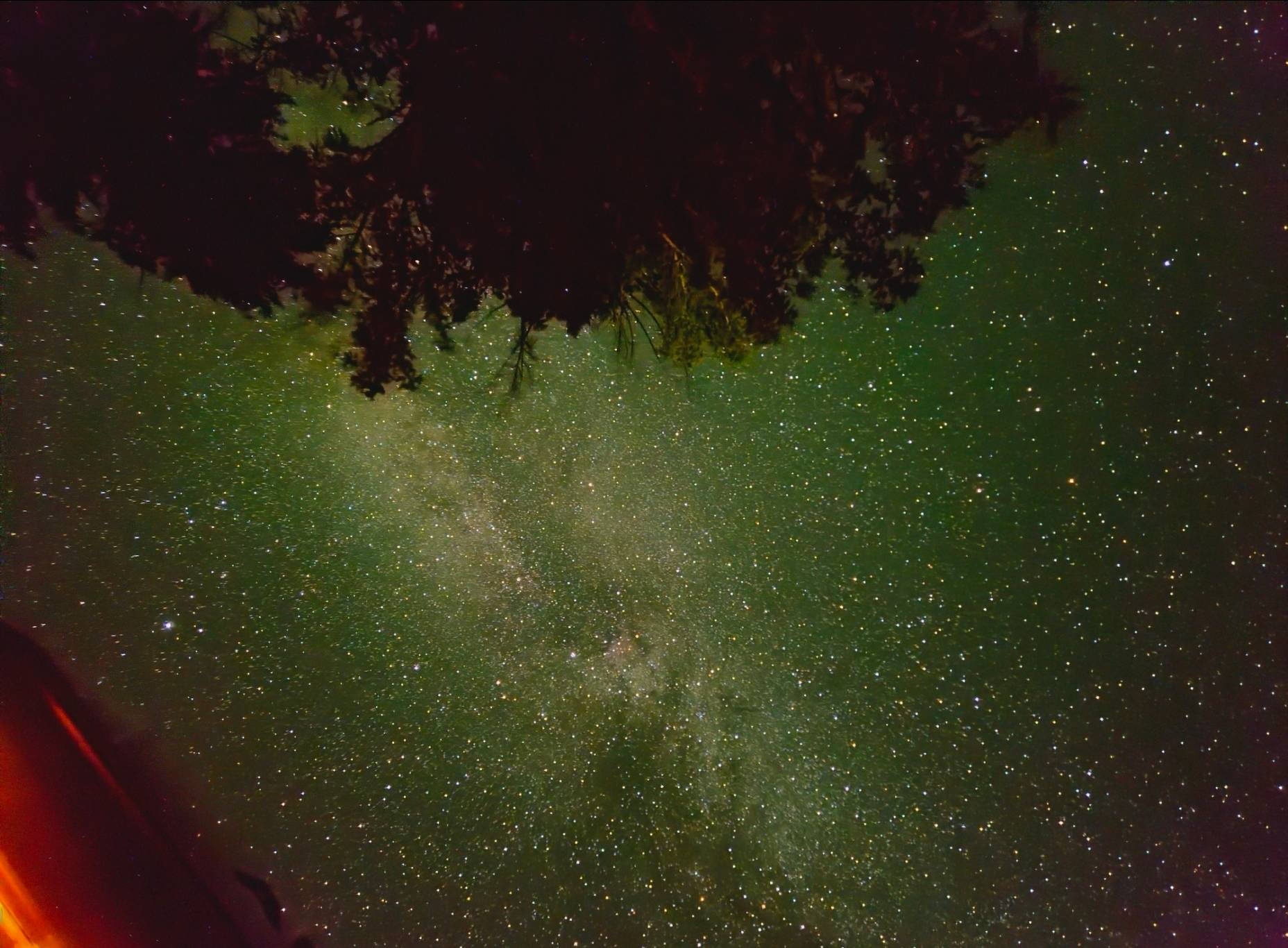 Outside seeing the stars 