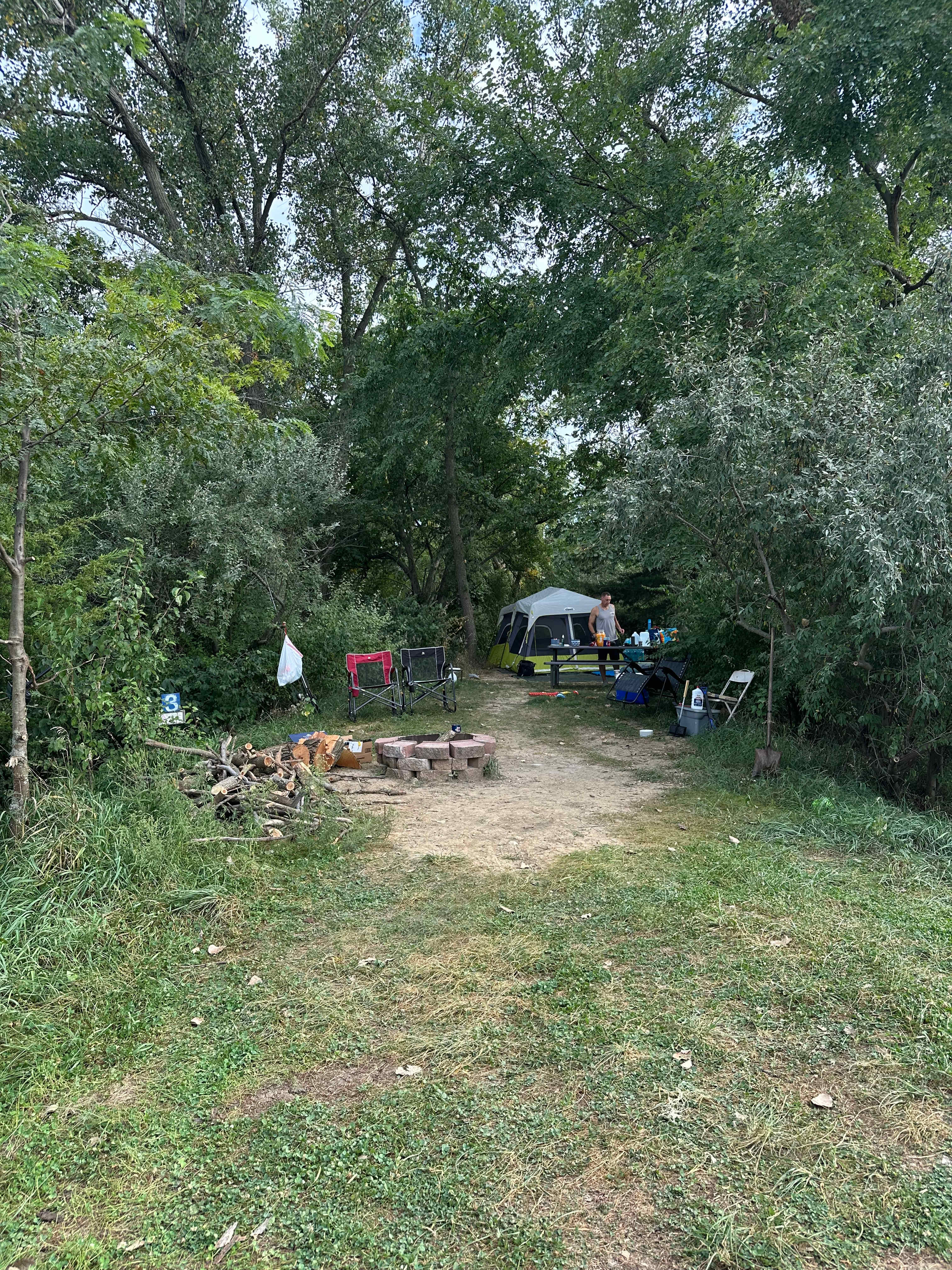 Site 3 campsite 