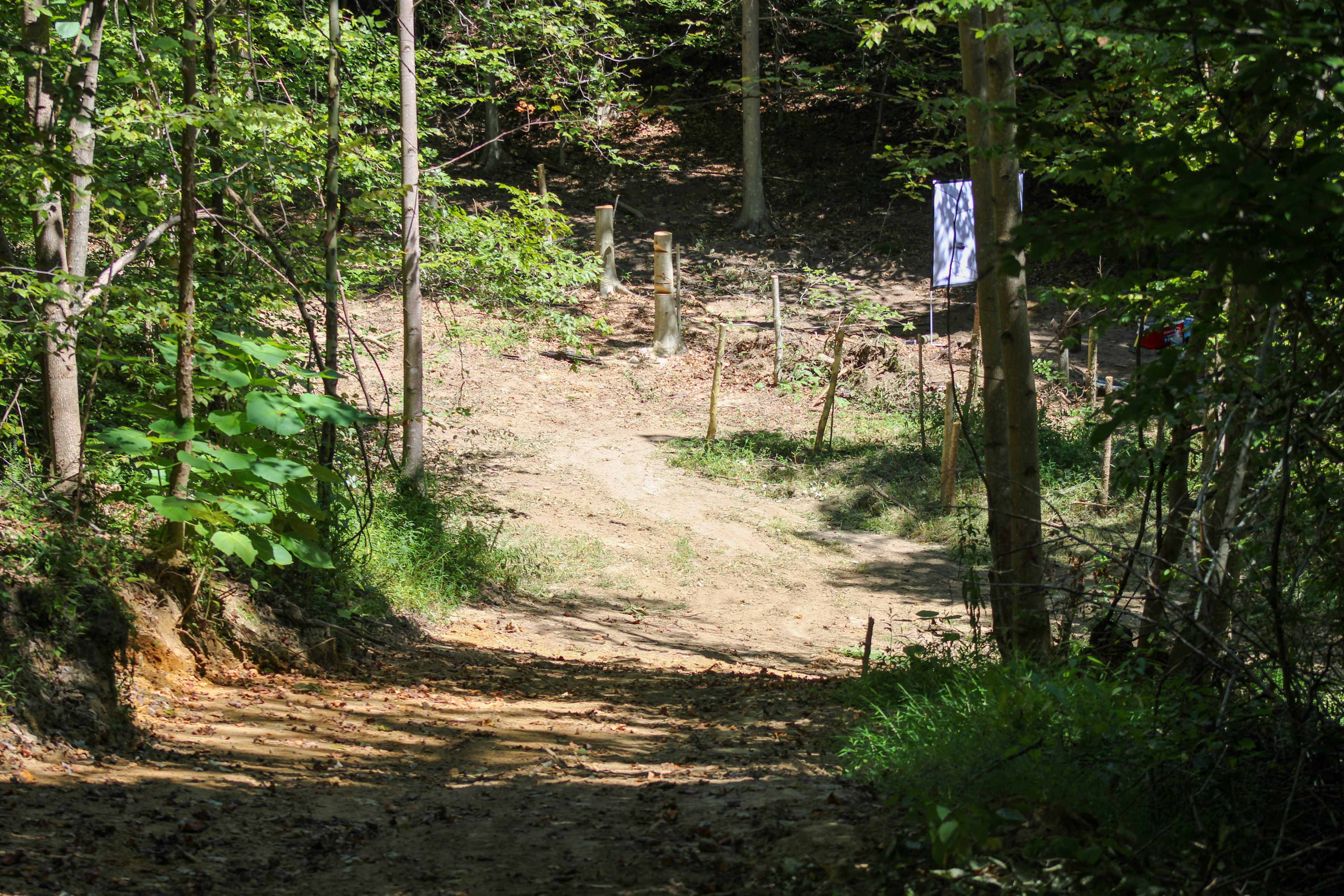 Steep hill leading further back, only attempt with a true 4x4.