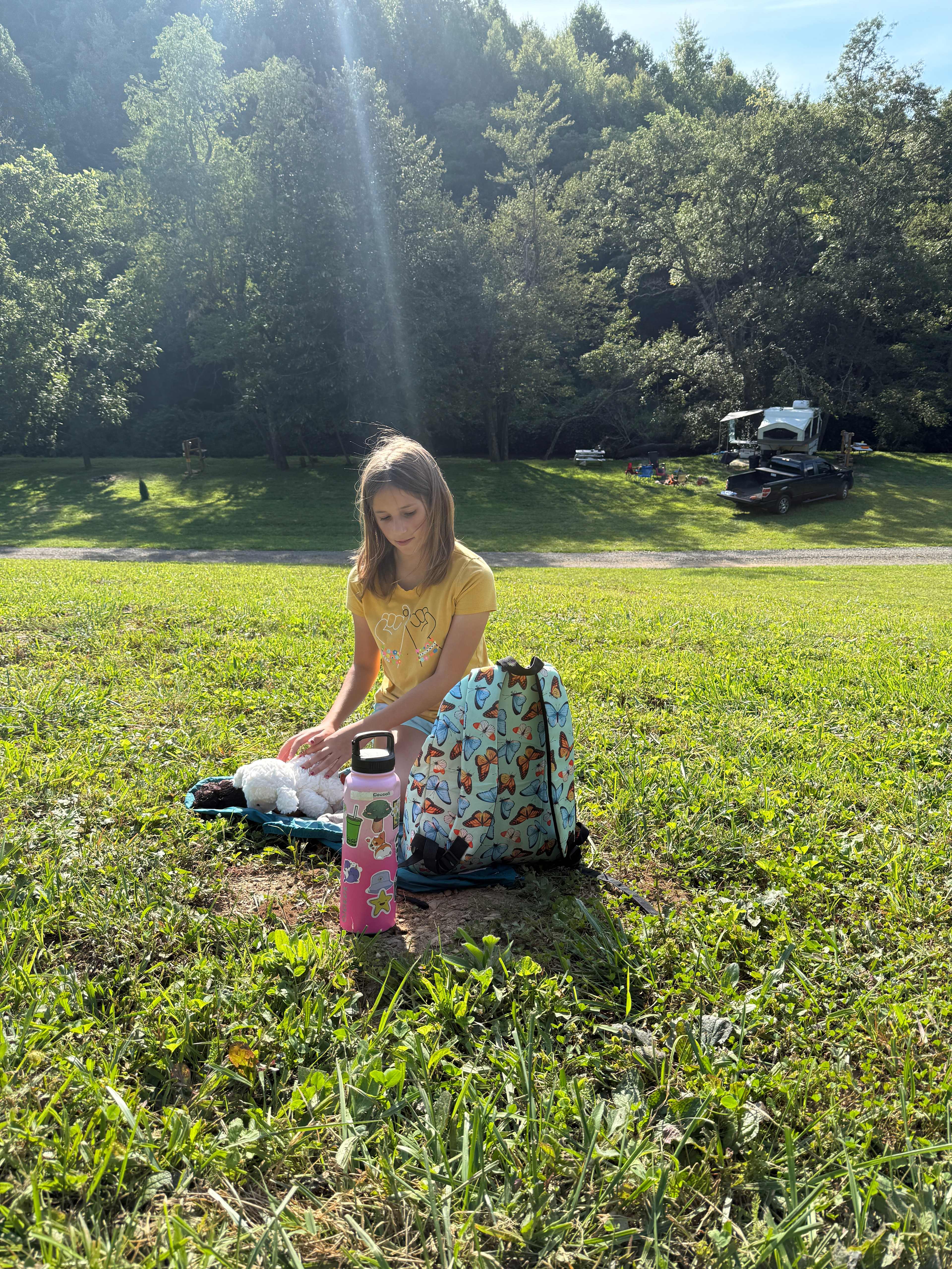 Gorgeous campgrounds. So cozy and peaceful! 