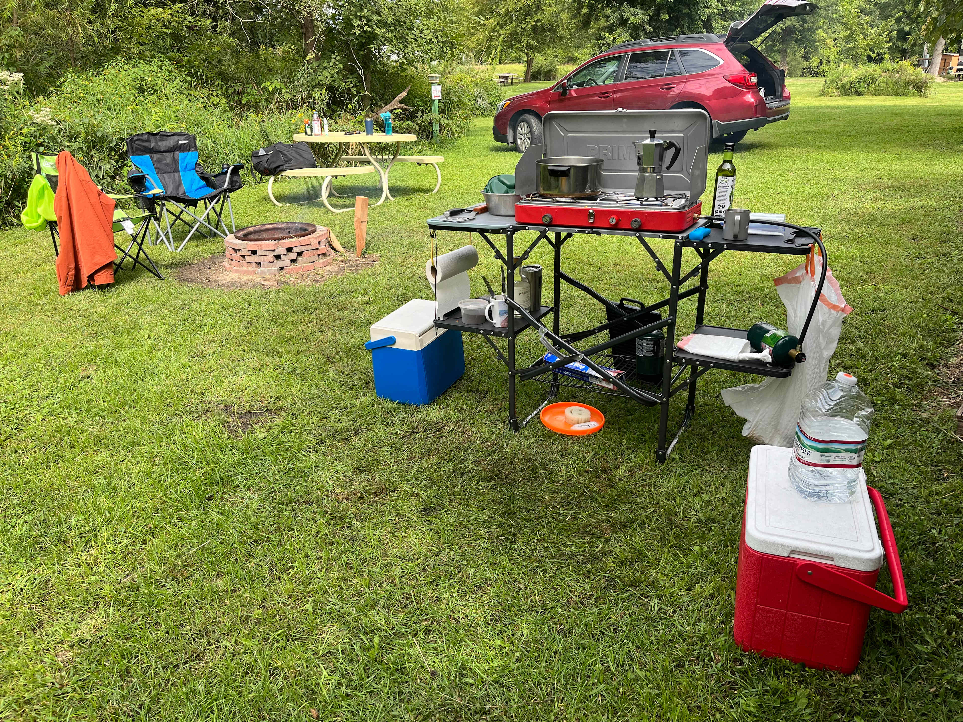 Site #6 from inside the site looking out