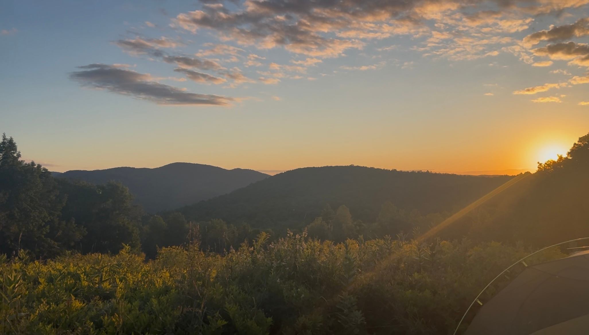 sunset at Crow Cohen