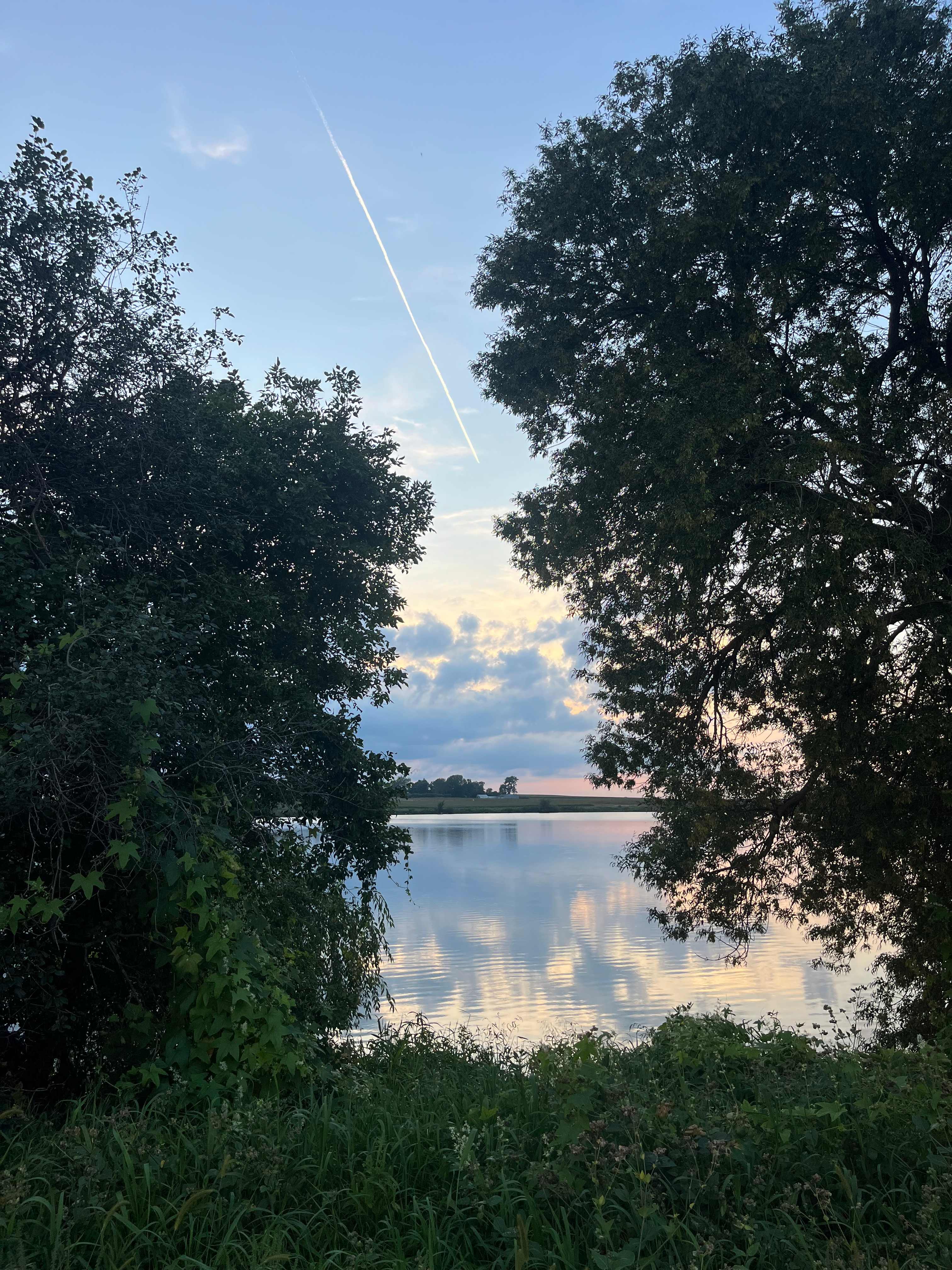 Camping on private lake