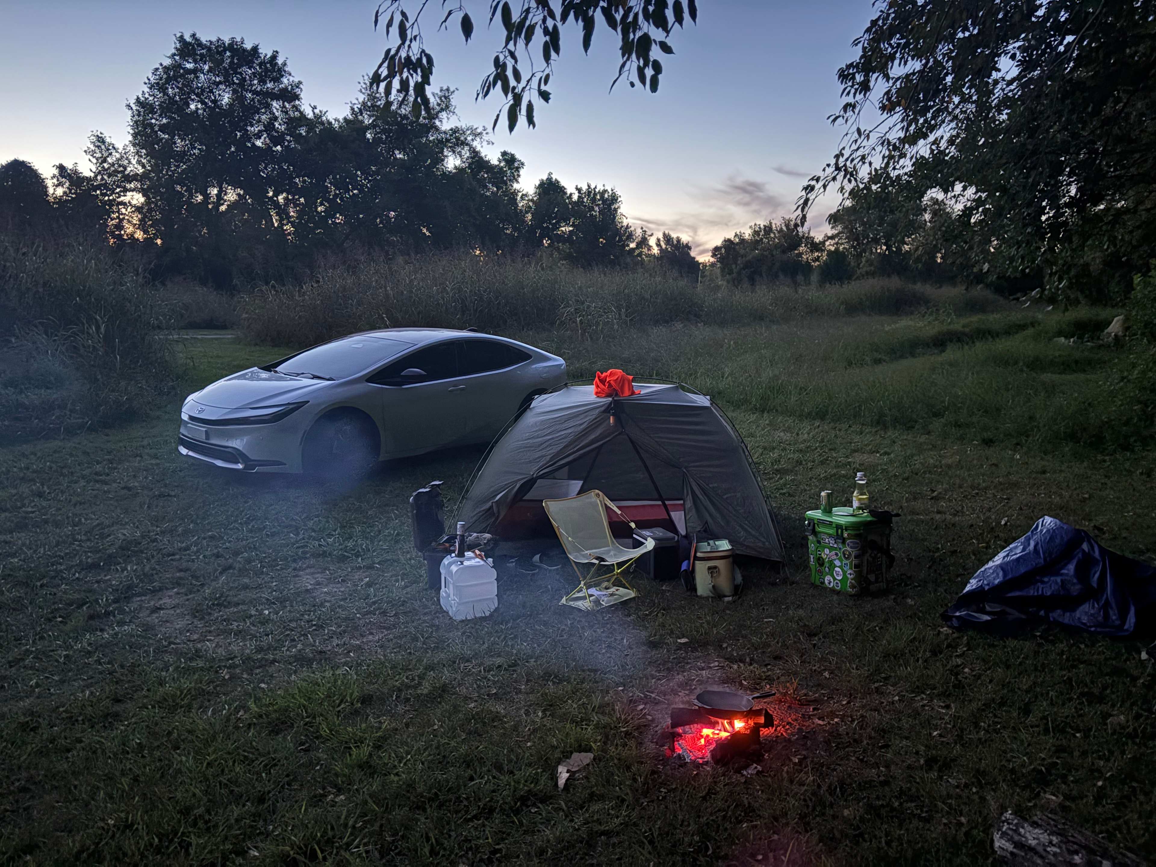 The camp for the night 