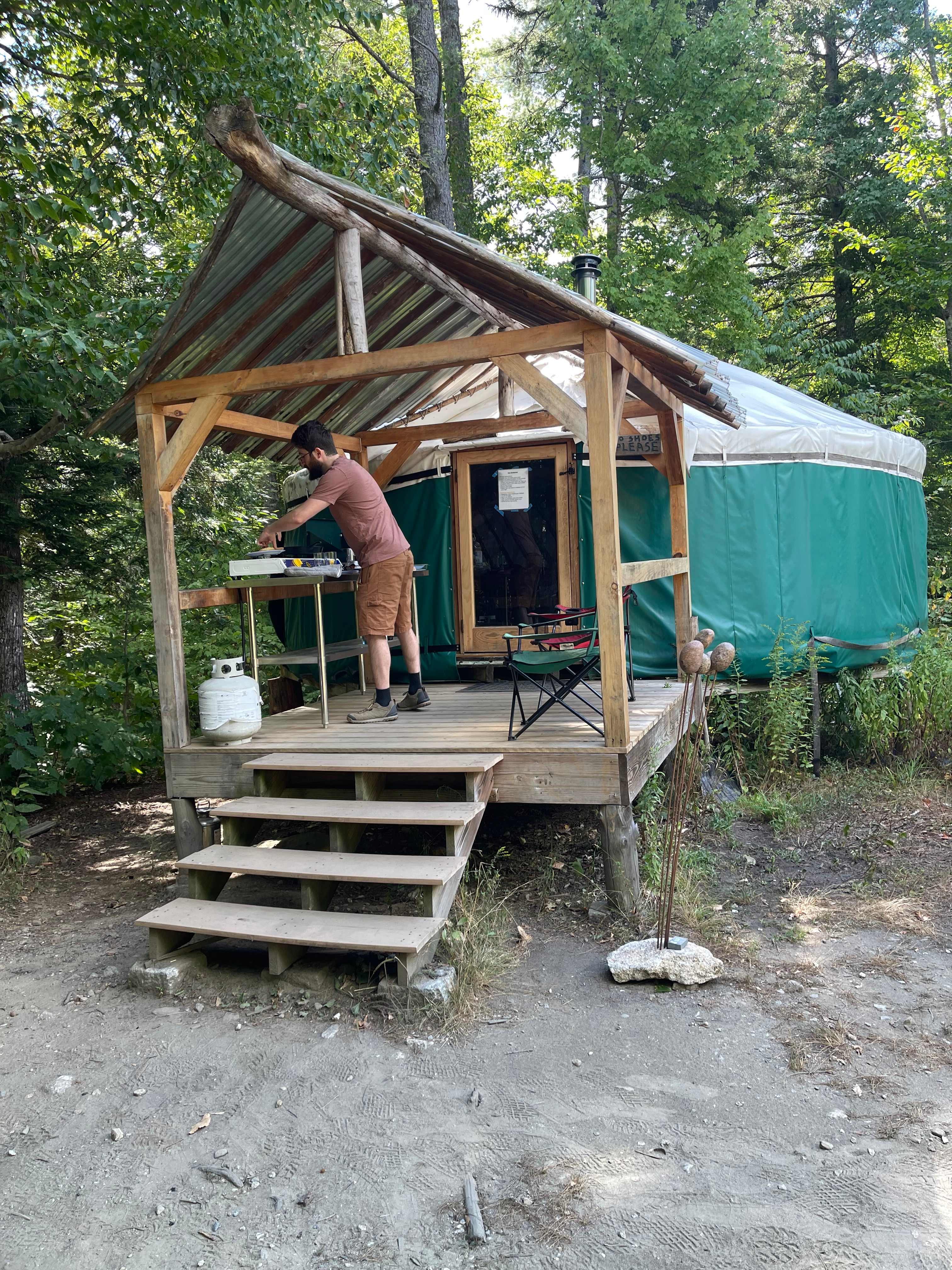 Perfect outdoor cooking area! 