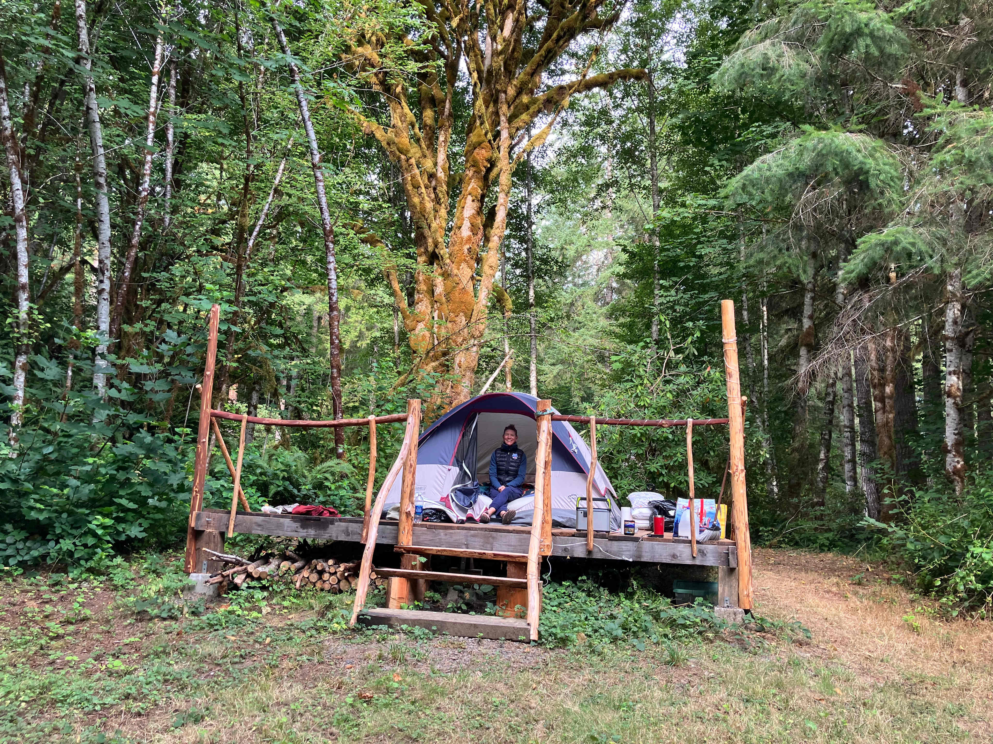 Magical tent platform 