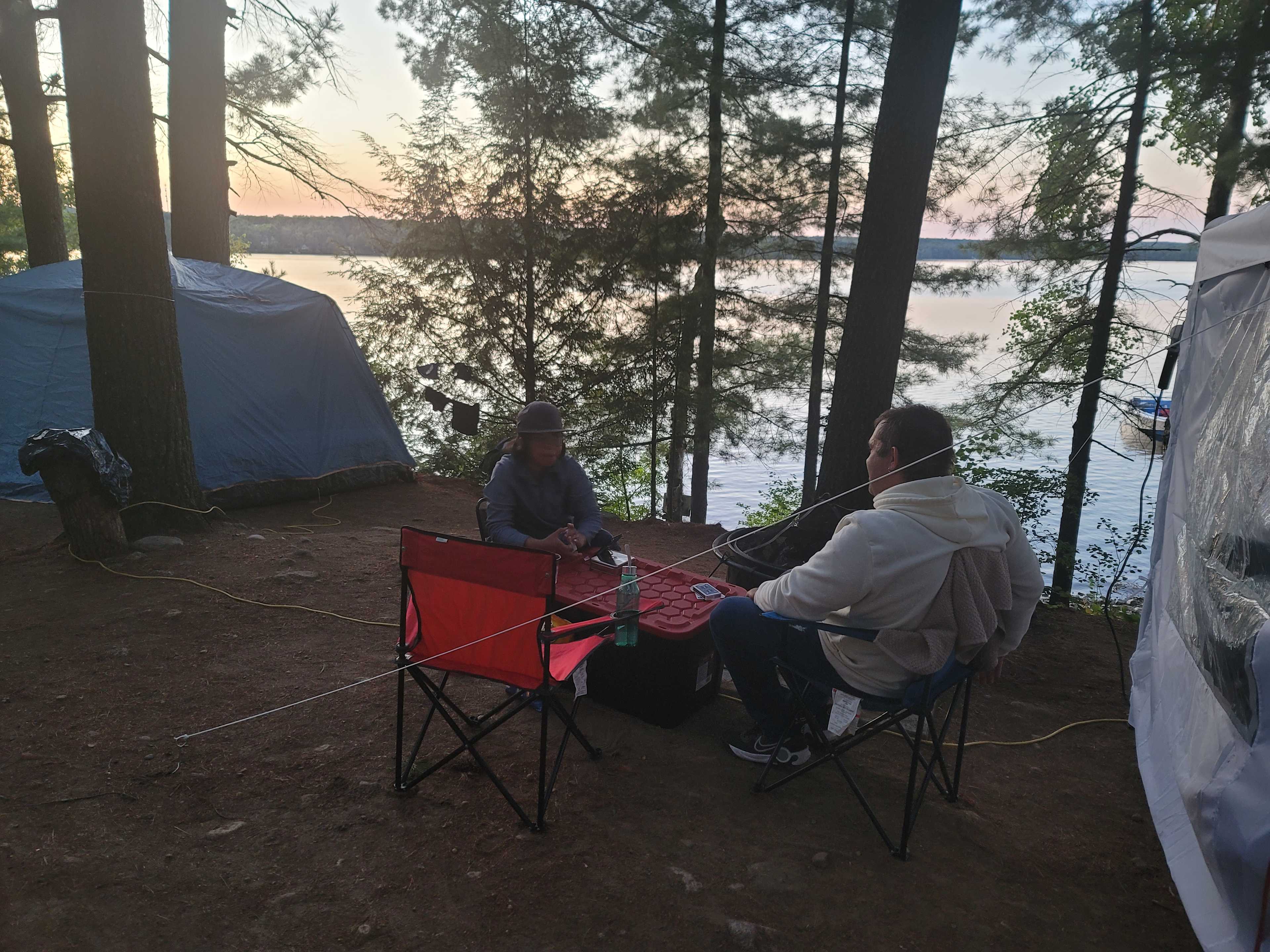 Eagle Lake Narrows Sunset Sites