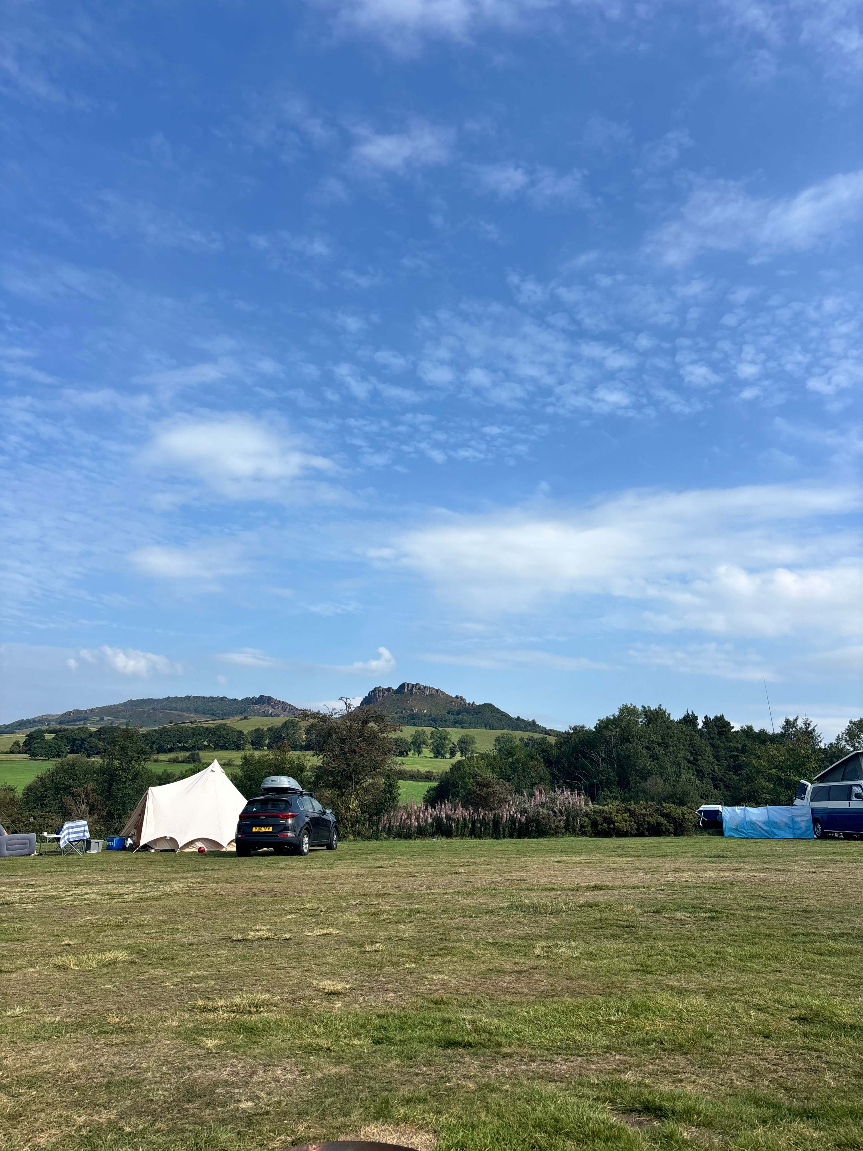 Camping at The Hollies