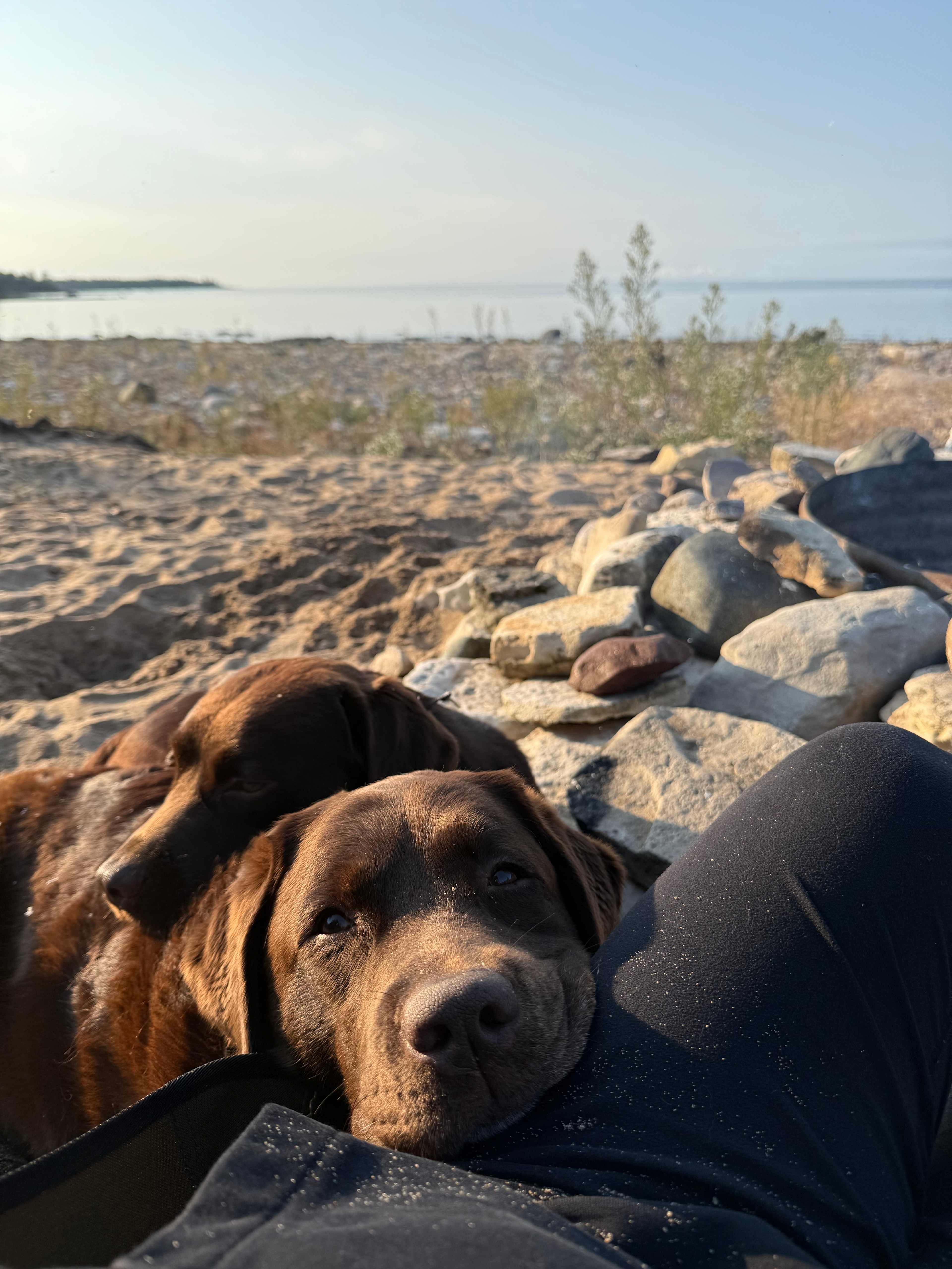 Lake Huron frontage Campsite