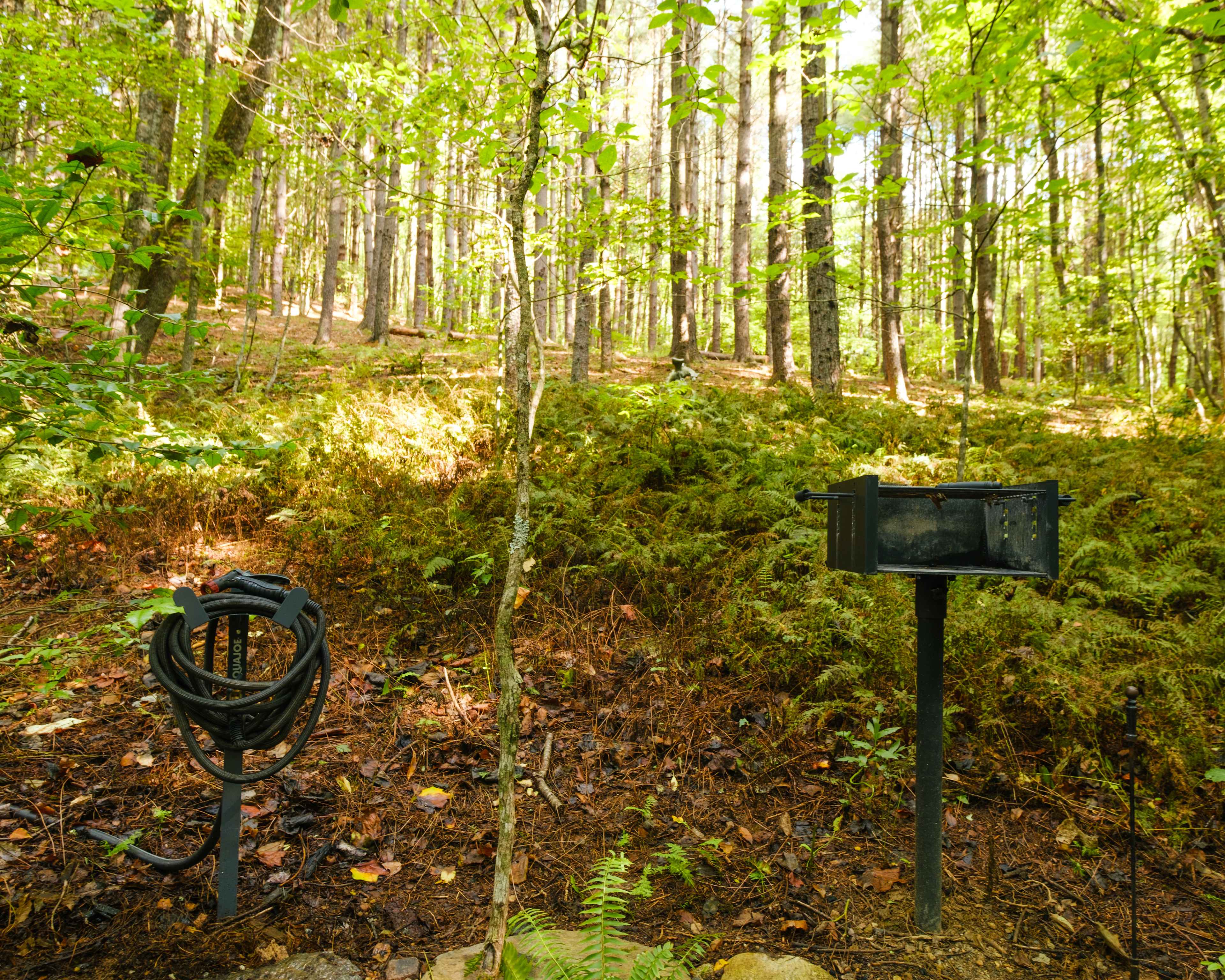 Every site has a hose and grill!