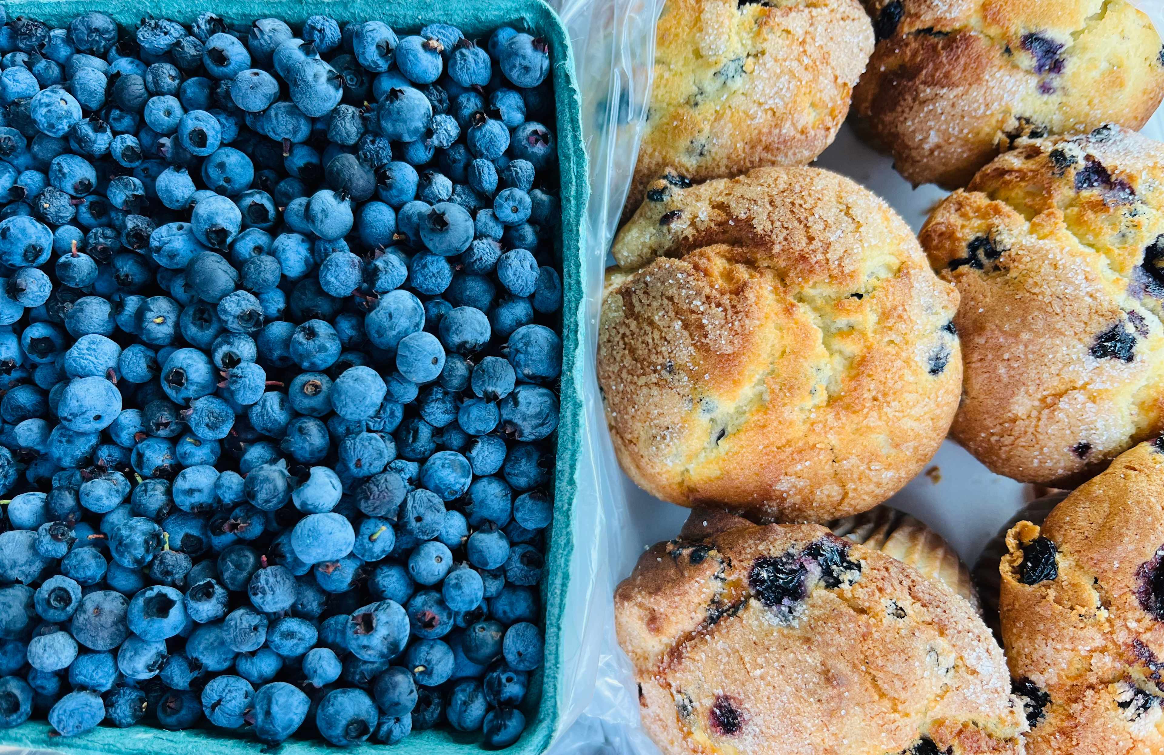 McKay's Blueberry Farm; $6 for a tray of 6!