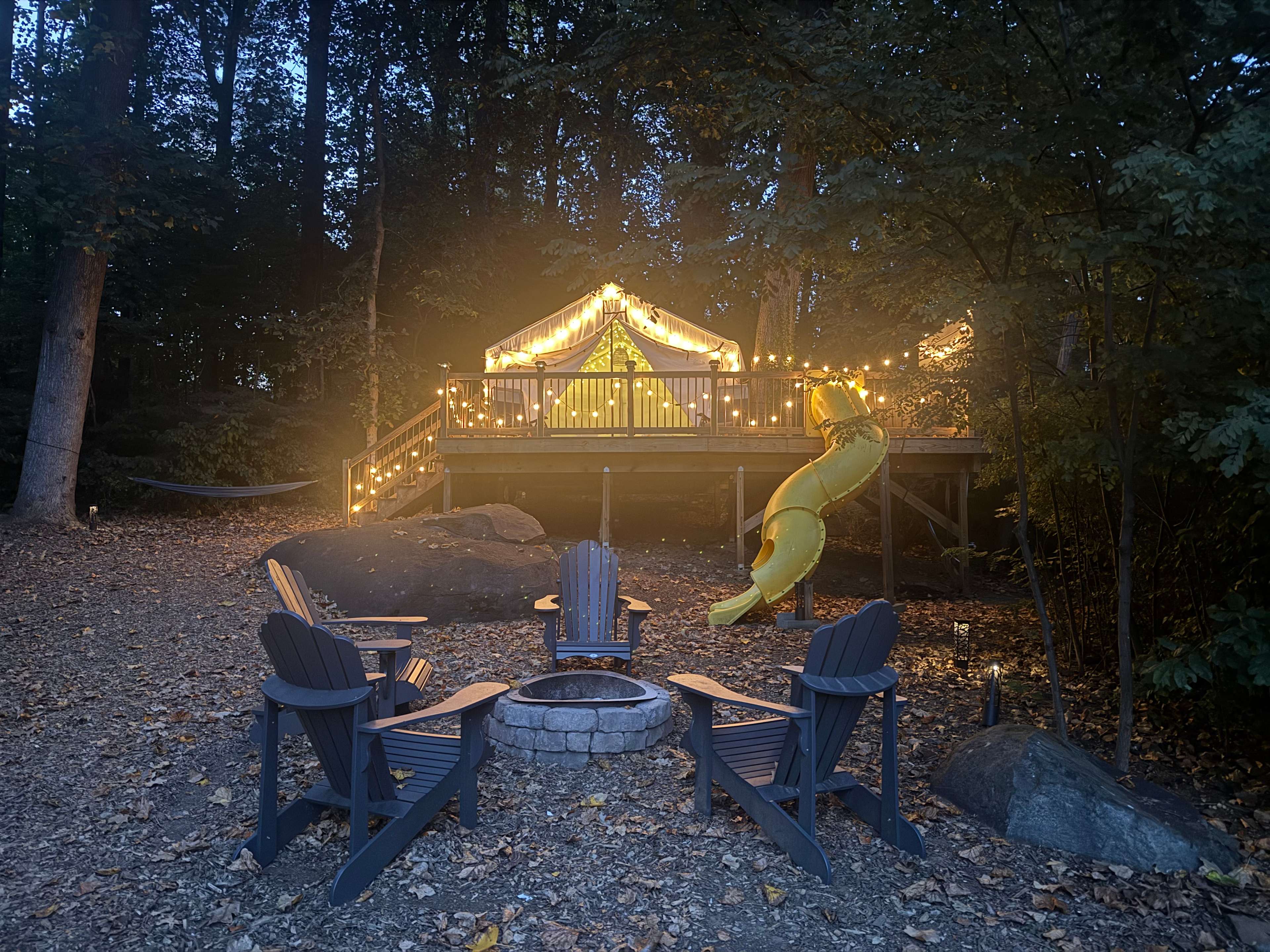 Magical Treehouse w/ HotTub & Slide