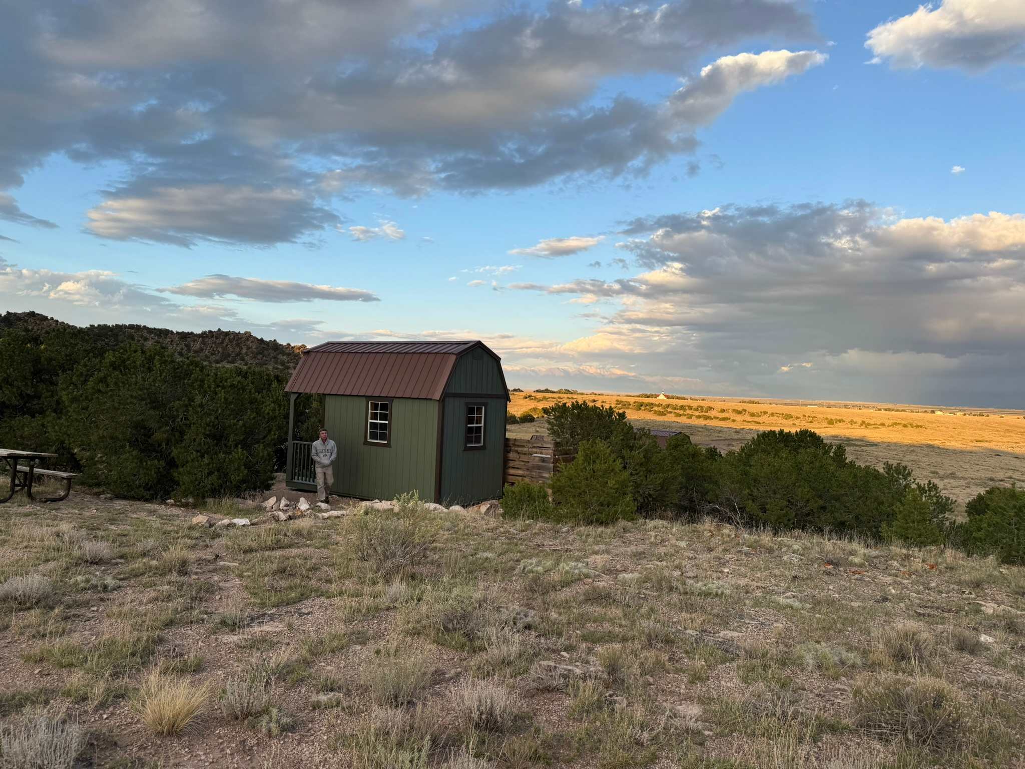 Scenic breakfast view
