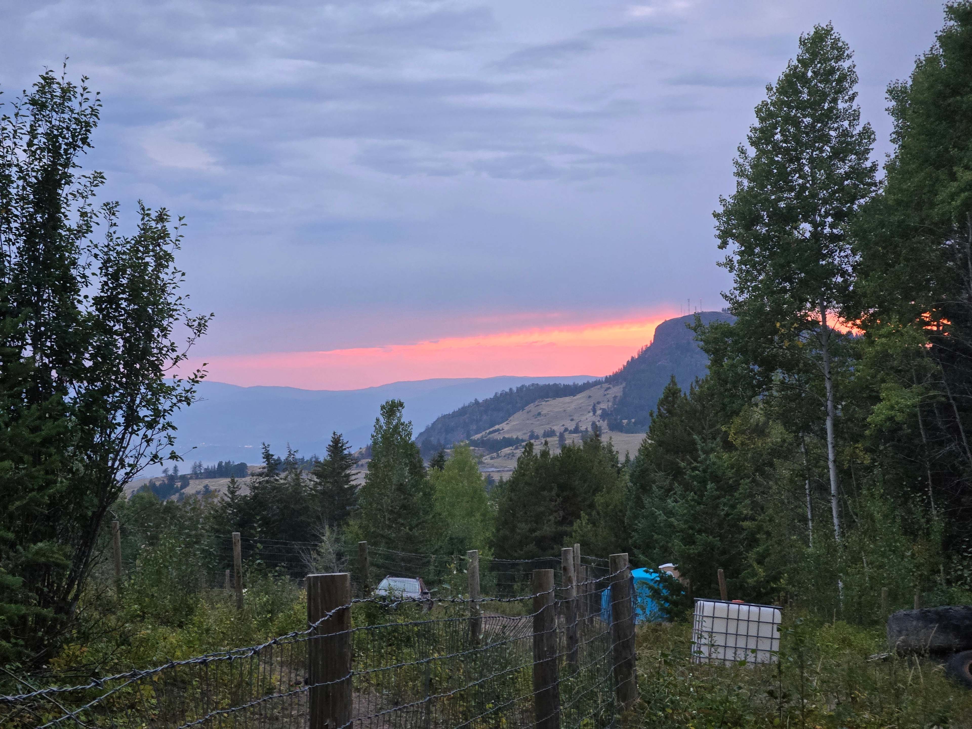 Black Mountain sunset