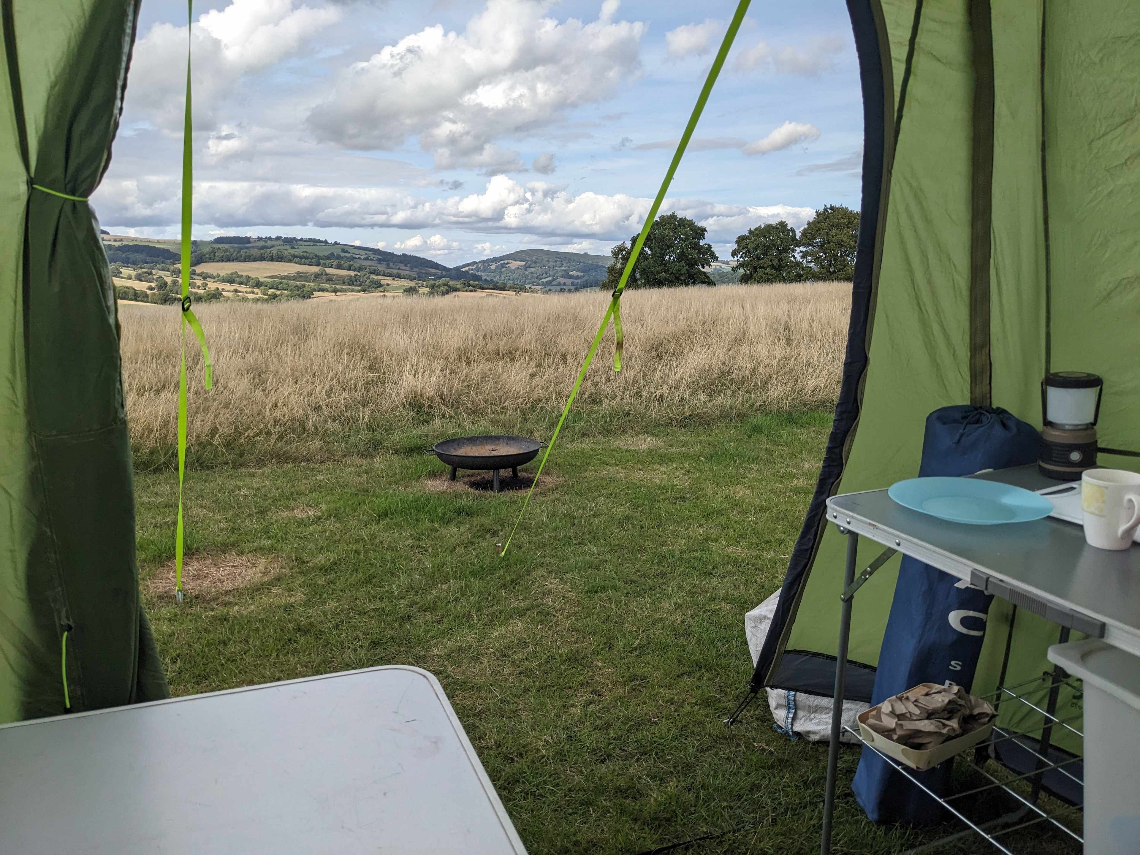 Red Sky at Night Campsite