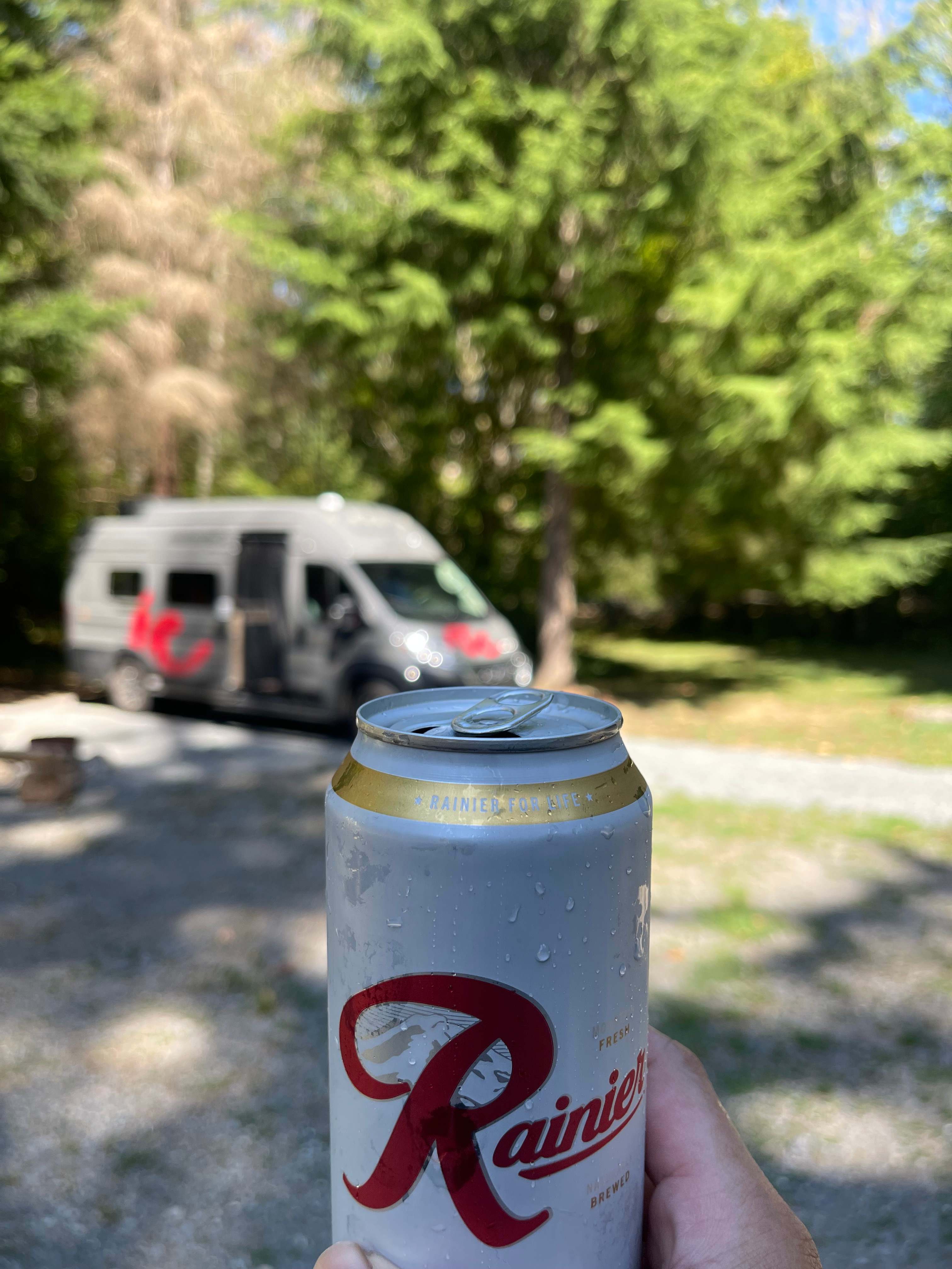 Riverside Camping Near Mt Rainier