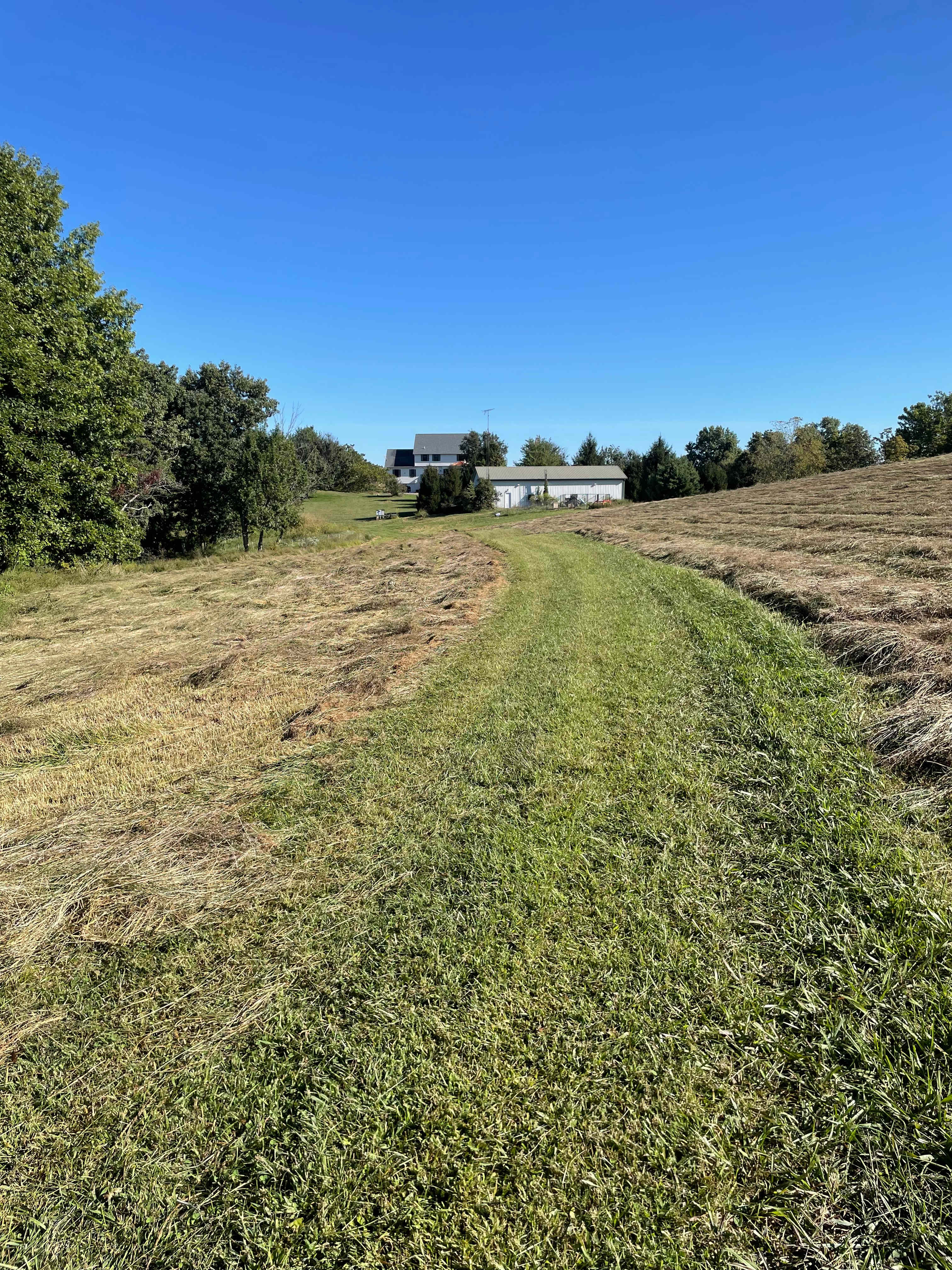 Walking the path to the barn/babatjeoo (can’t see it from the campsite)