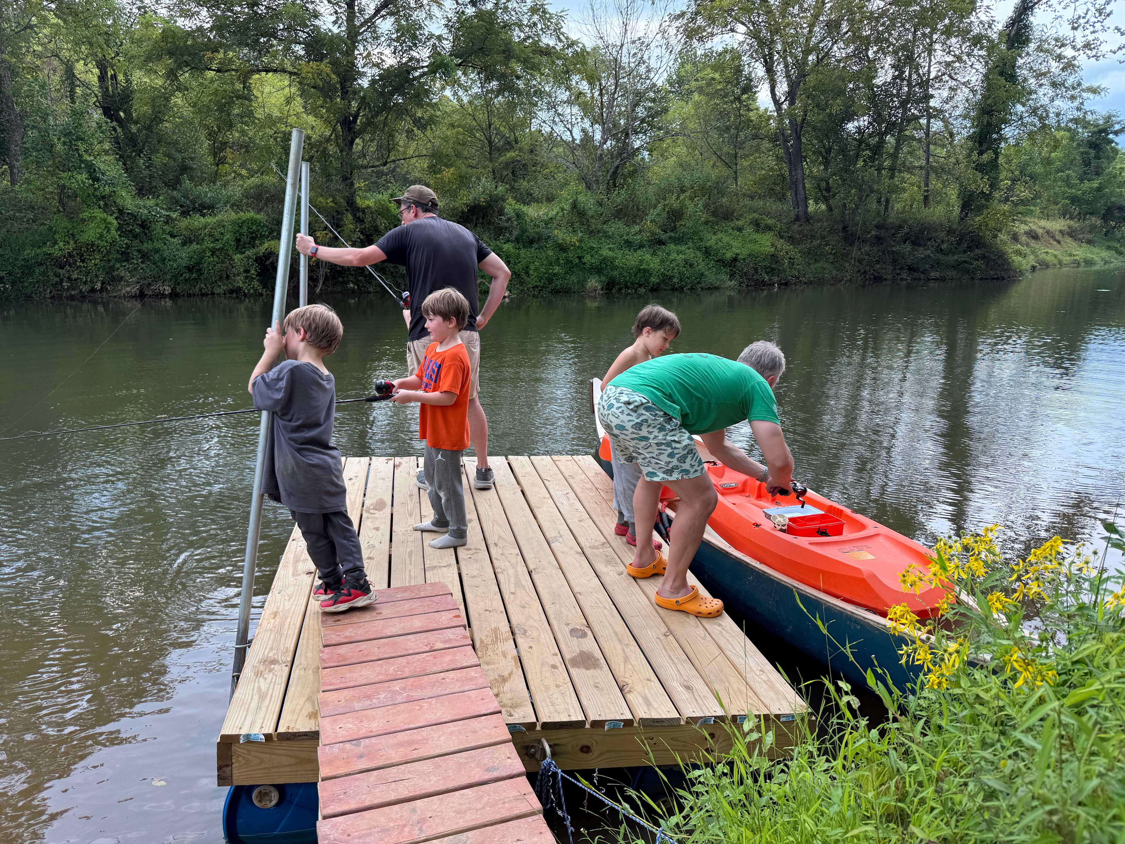Riverside Camping with Donkeys