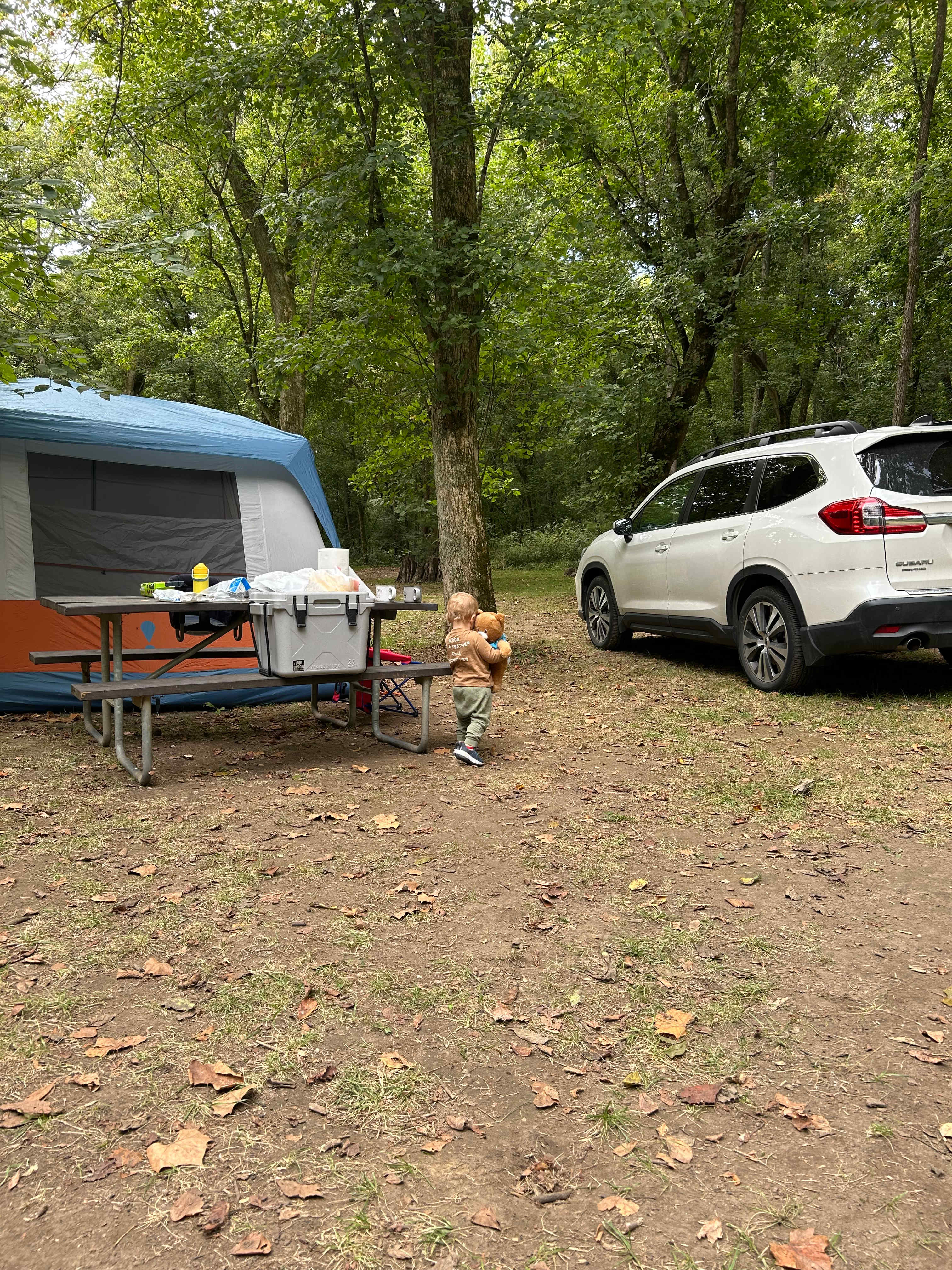 Cabin and Tent Camping On The River