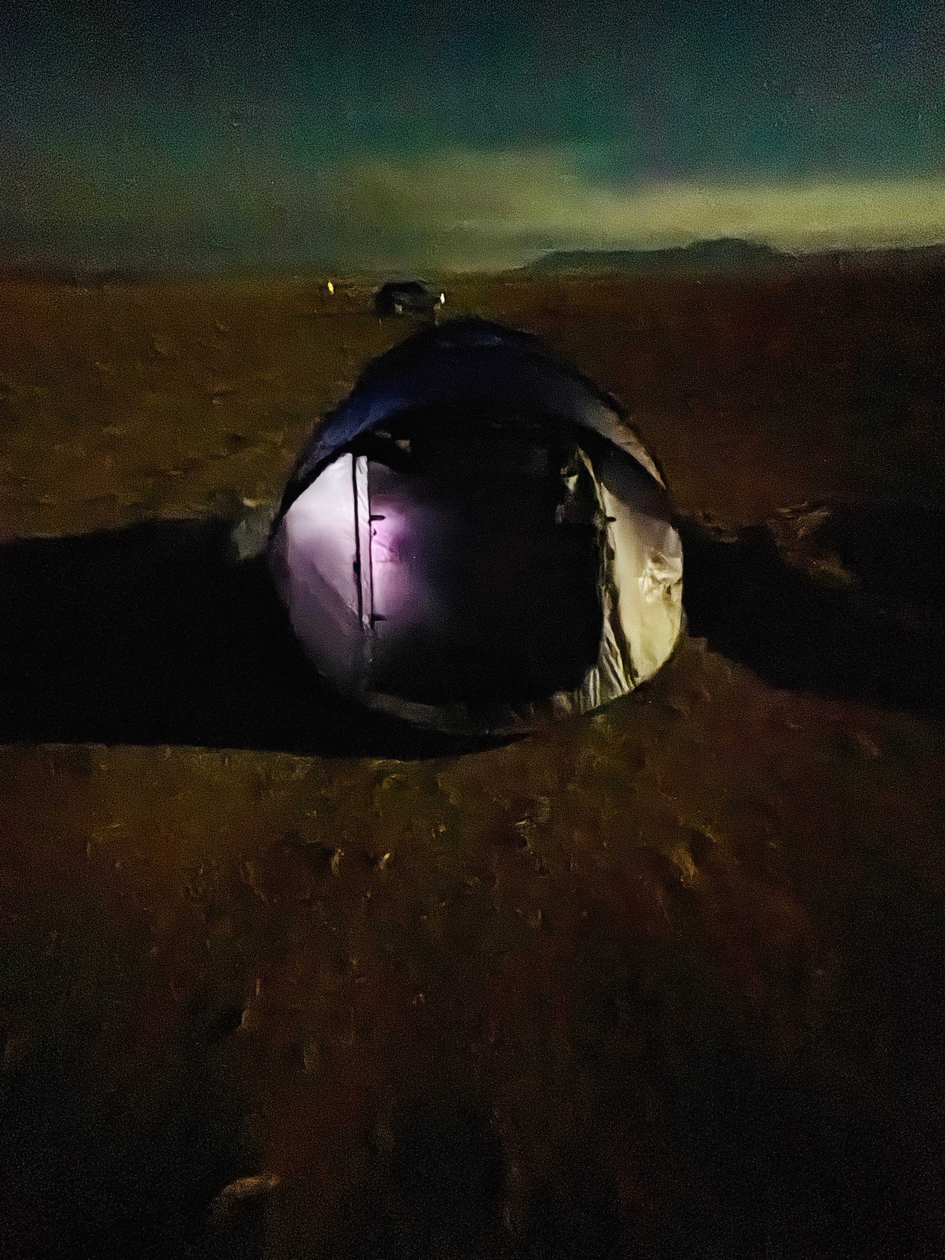 Be prepared to secure your tent with something heavy/good spikes as the wind can get fierce out there! 