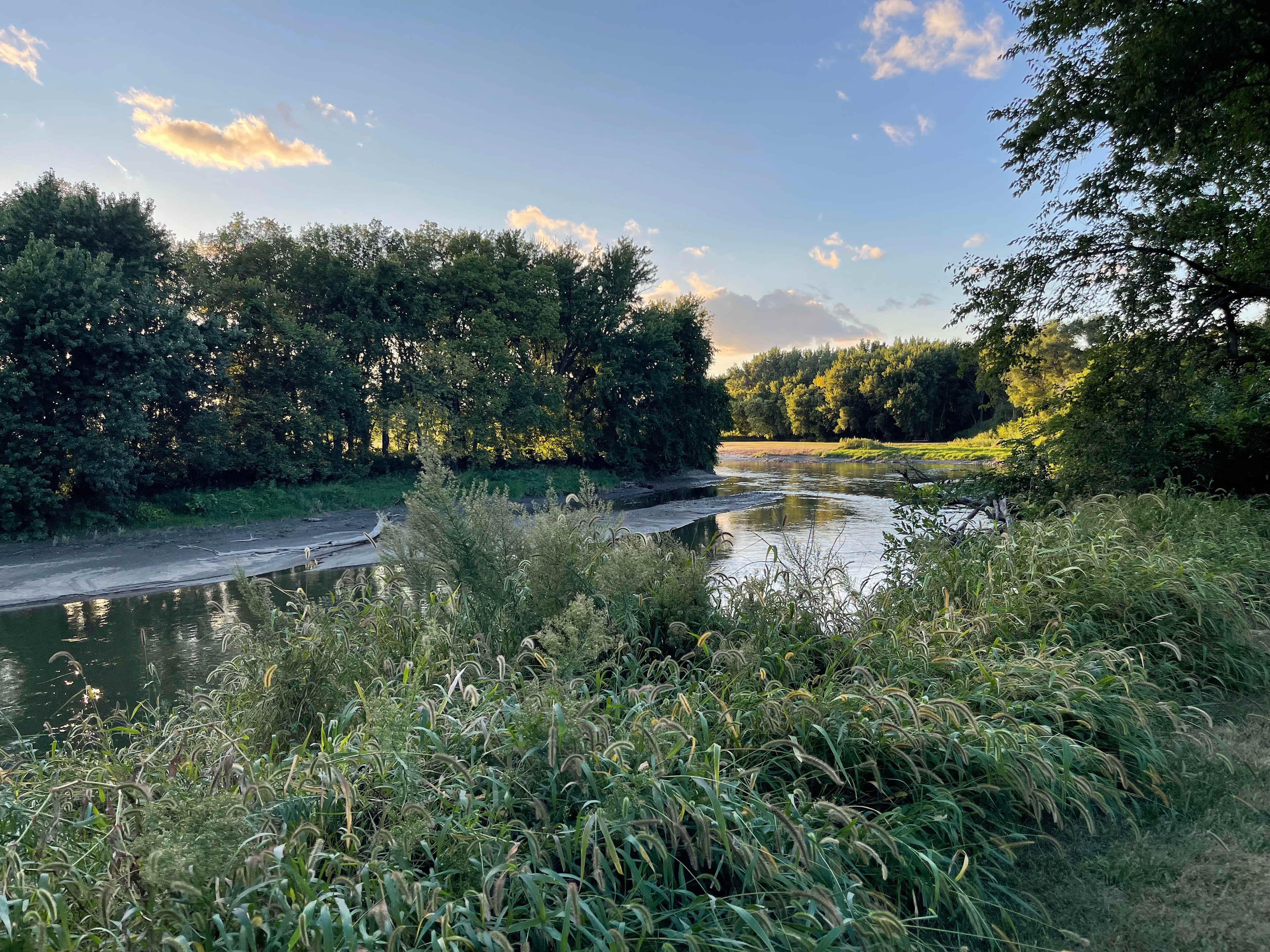 Tent camping on the Raccoon River