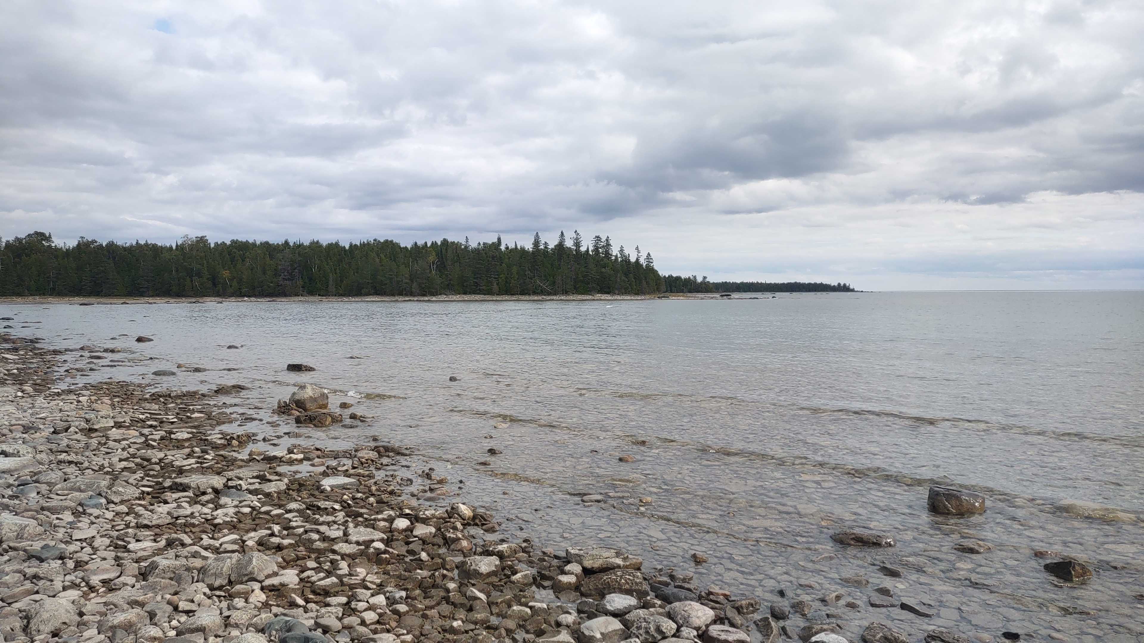 Lake Huron frontage Campsite