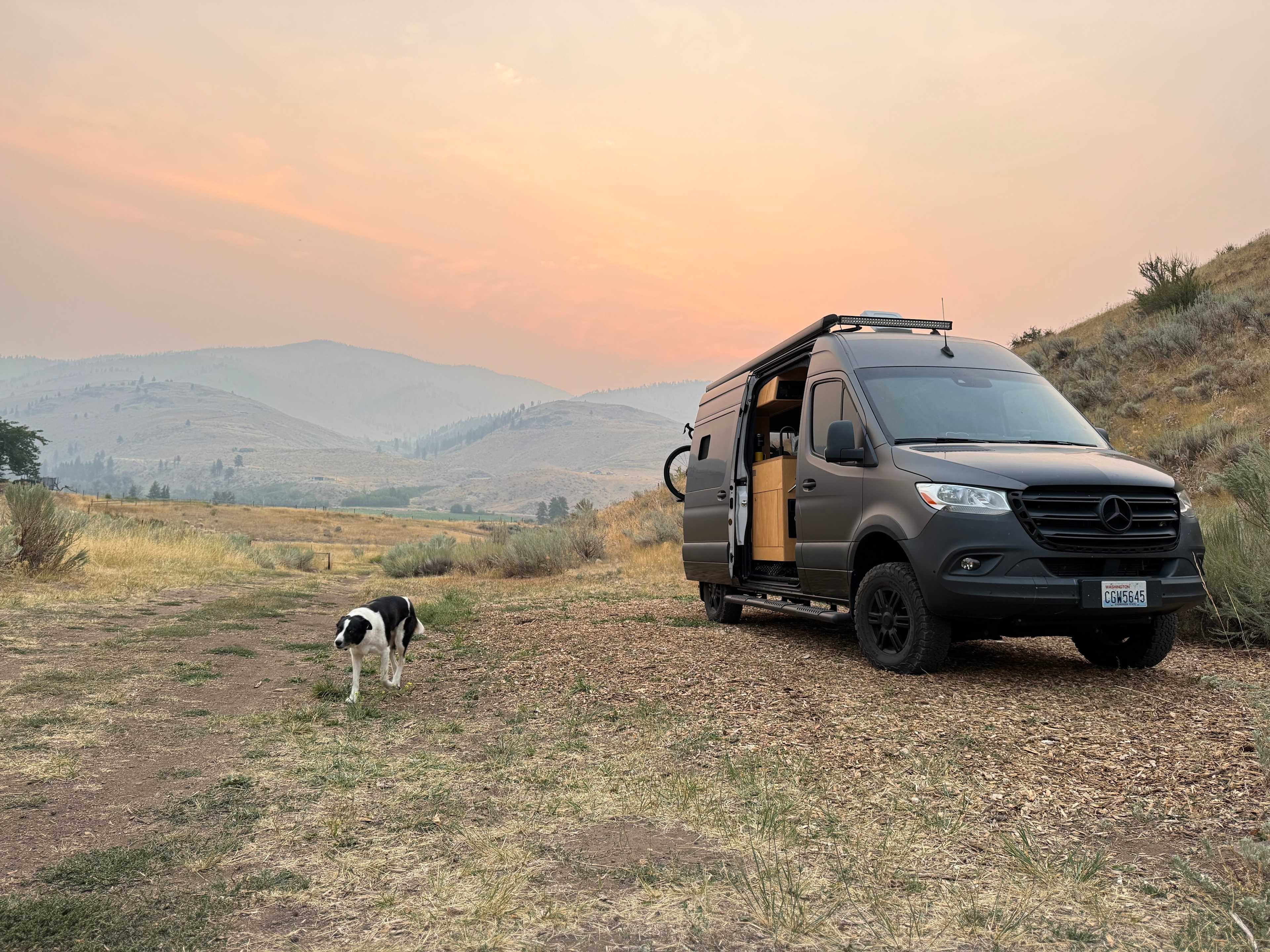 Secluded Hillside Camp