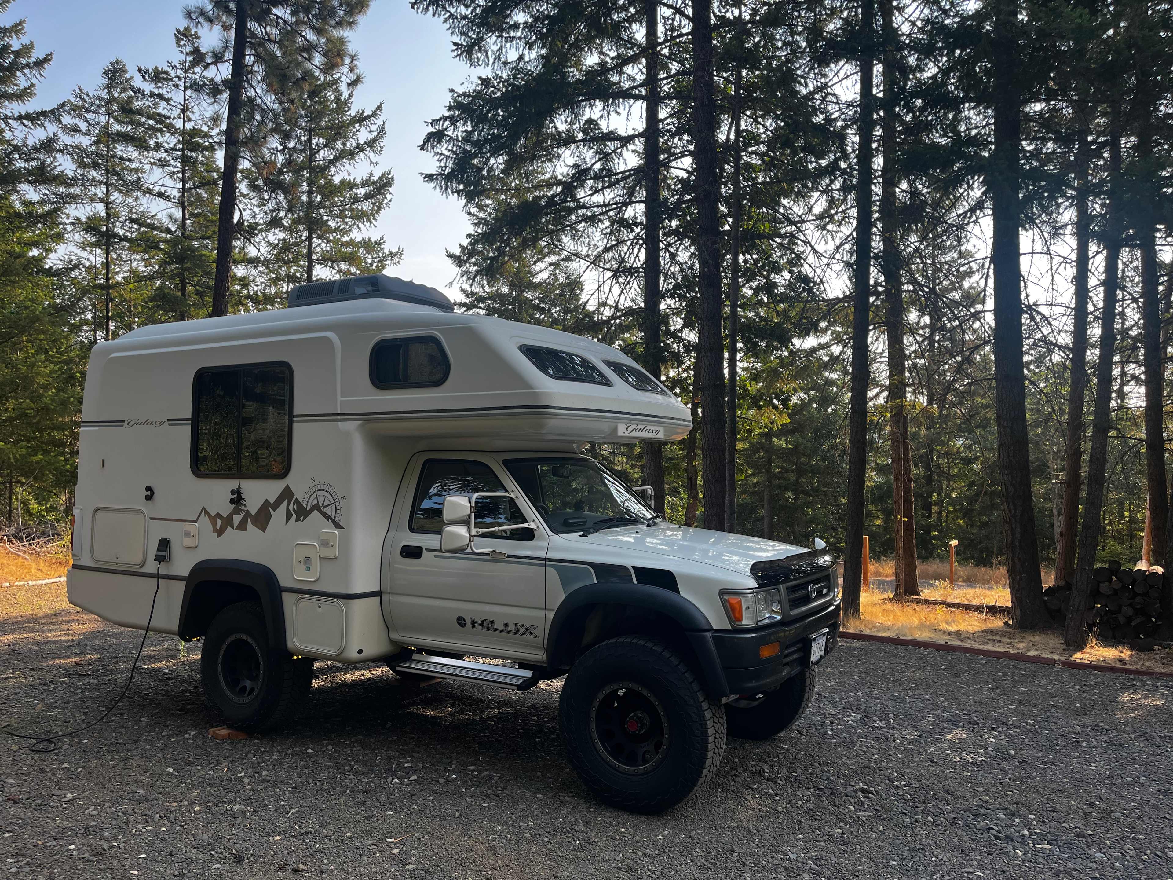 Clean gravel, level site.  