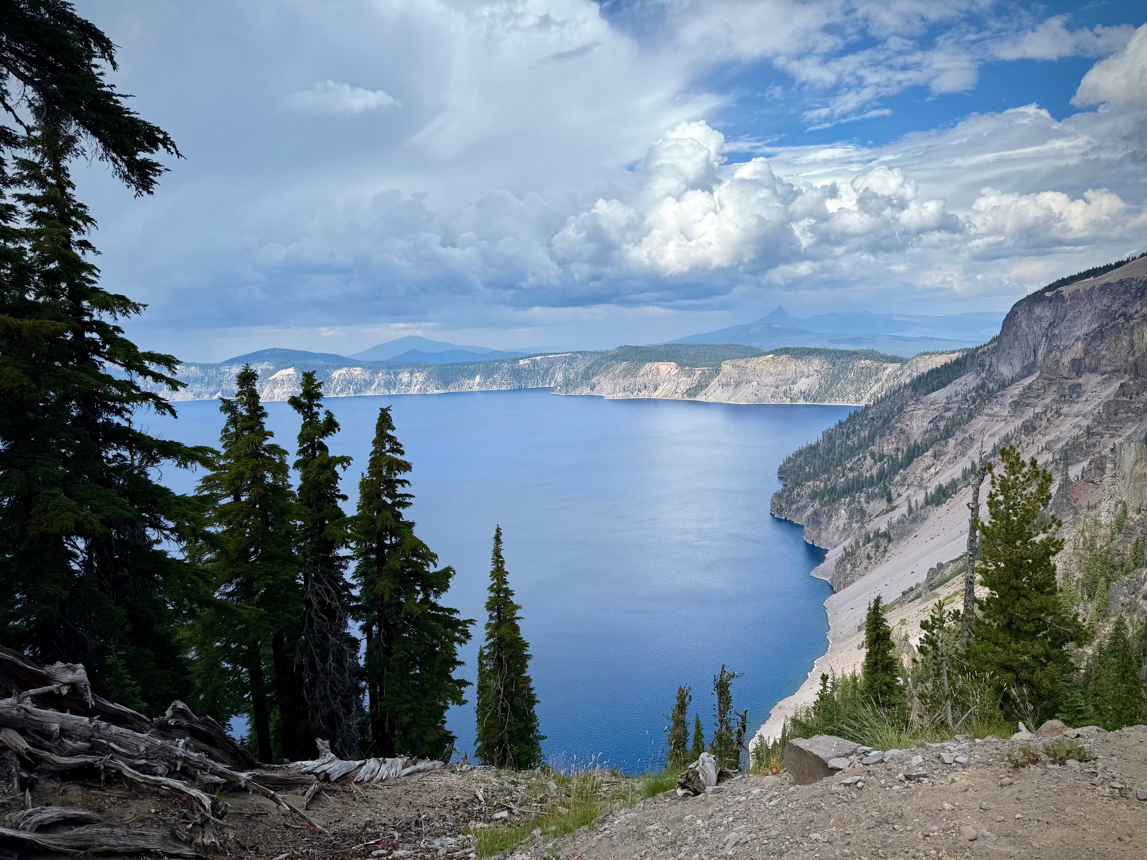 View of nearby Crater Lake