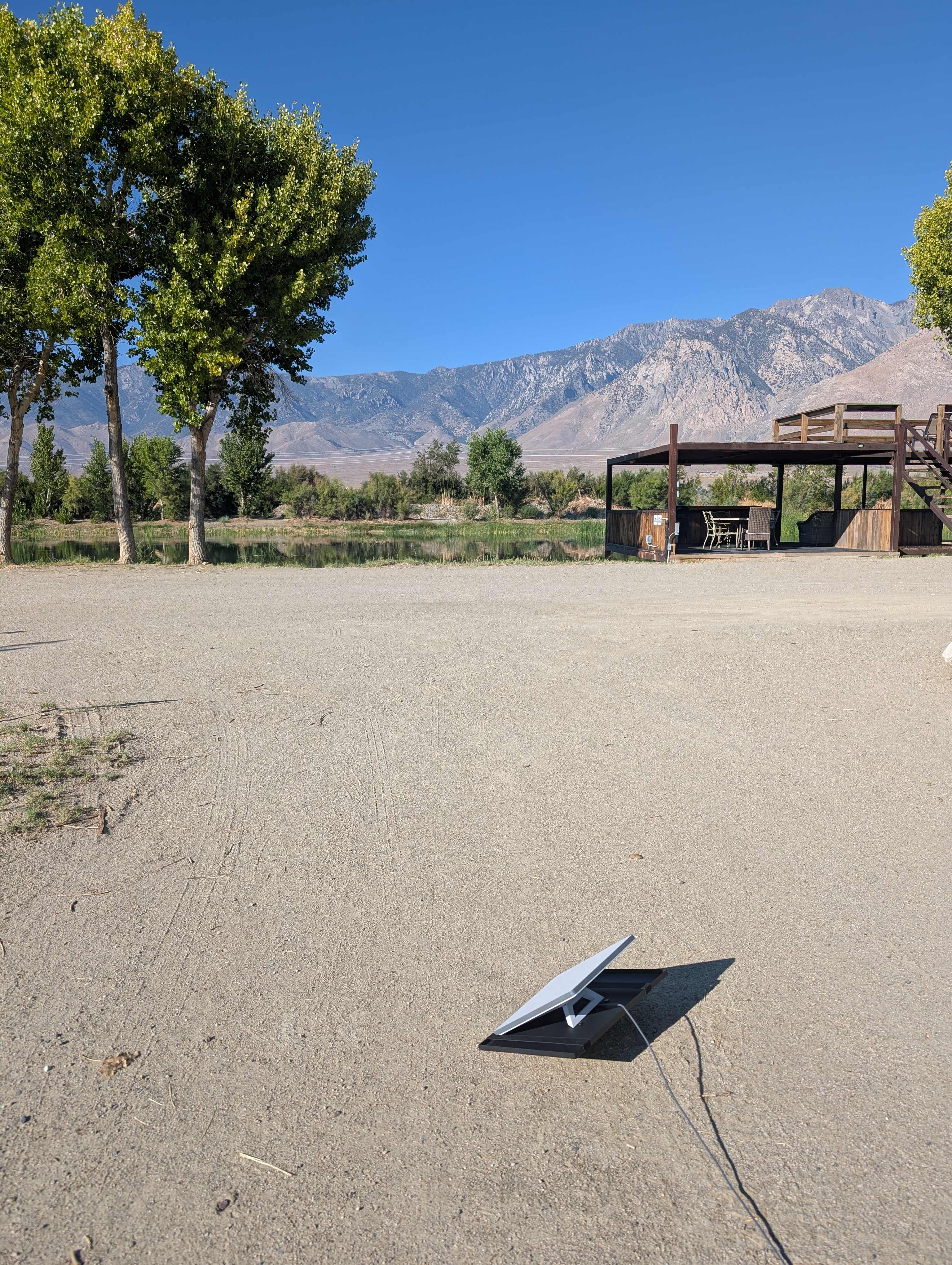 Beautiful open skies that allowed us to use Starlink WiFi