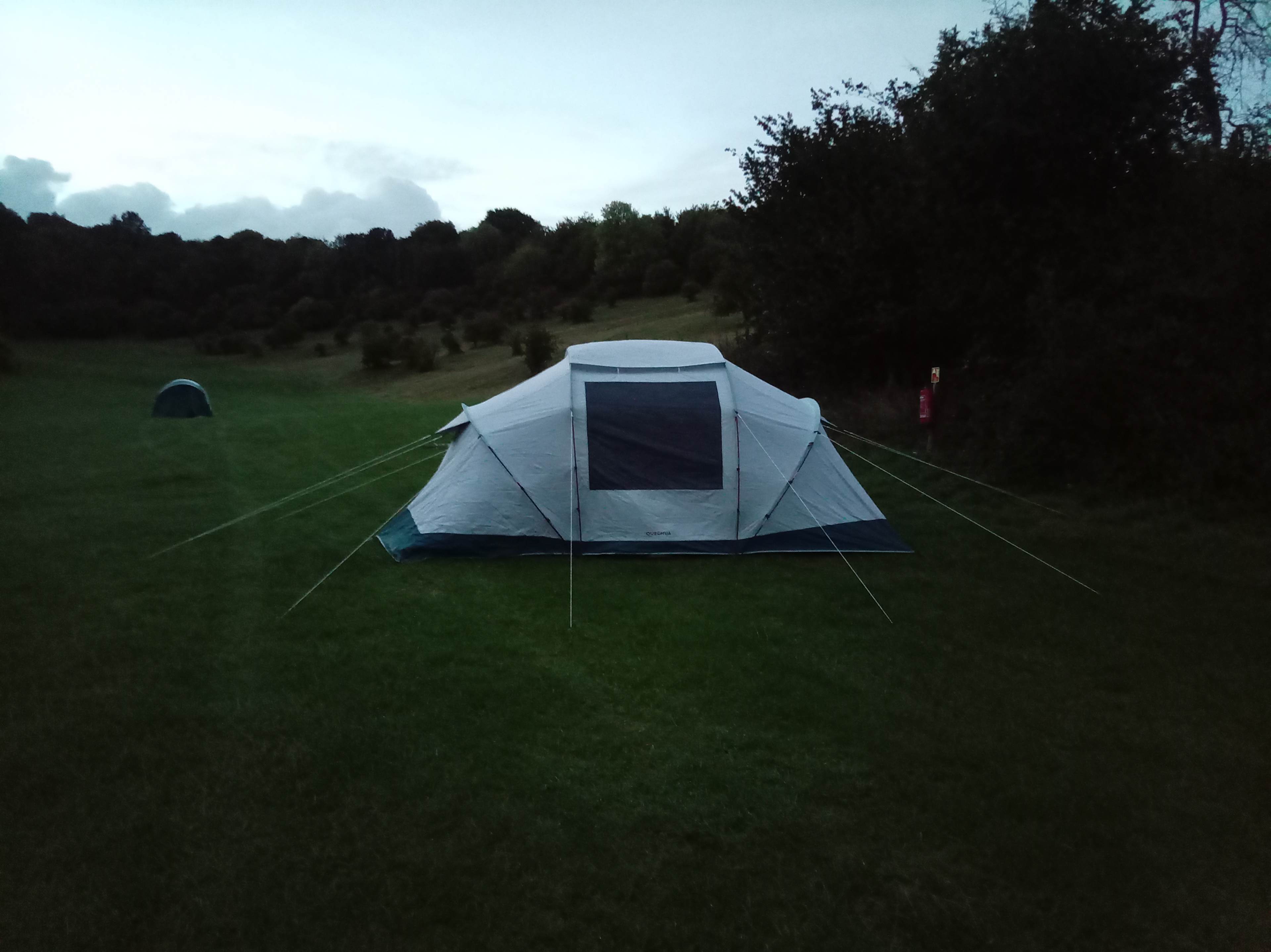 My 4 man tent with plenty of space to pitch! 