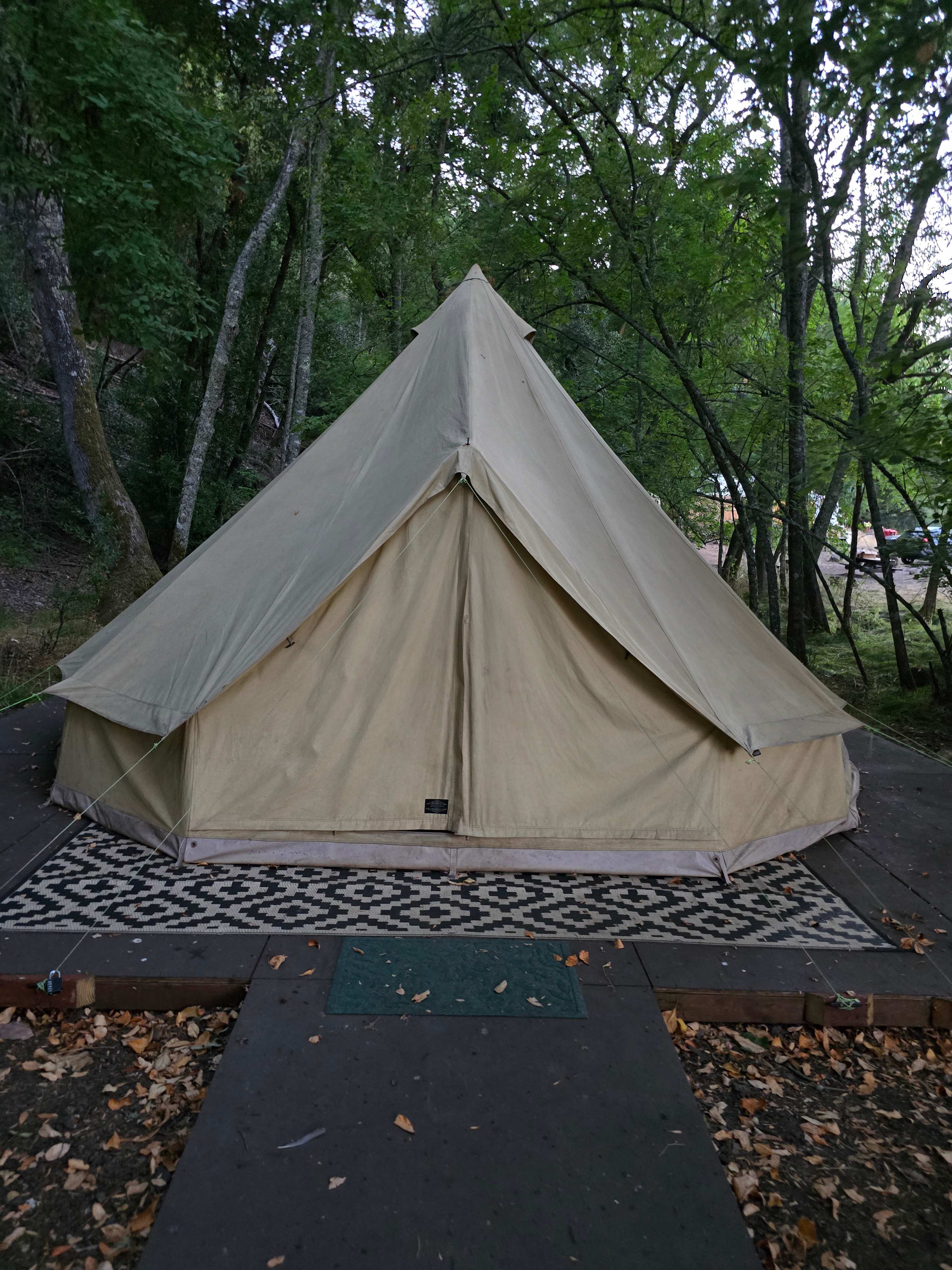 Perfect spot. Small meadow behind provided space for turkeys, deer and jack rabbits. 