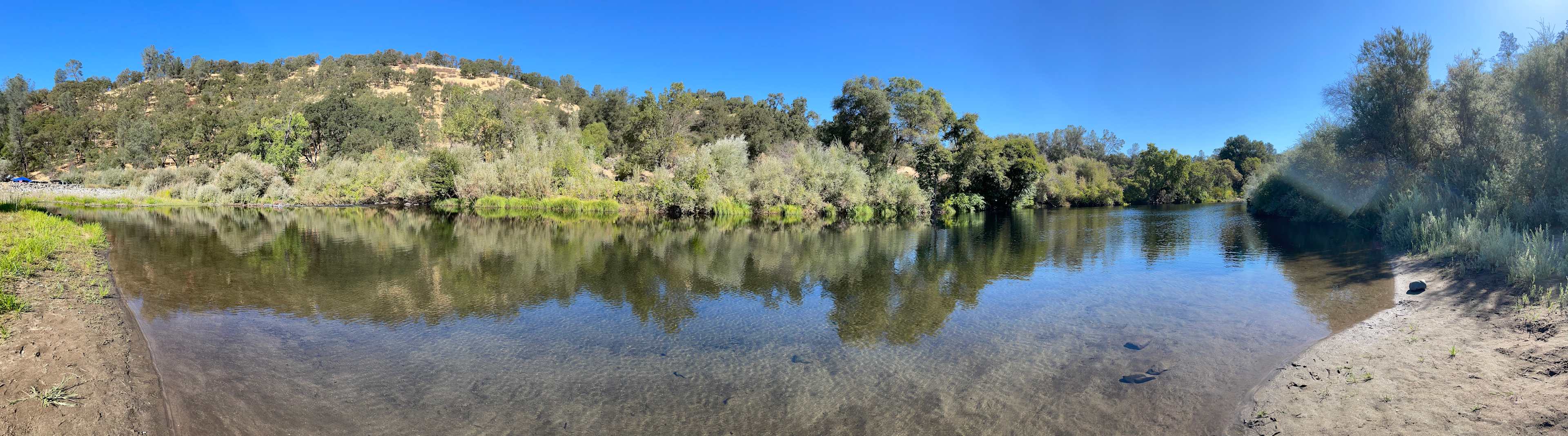 Panoramic of swimming home