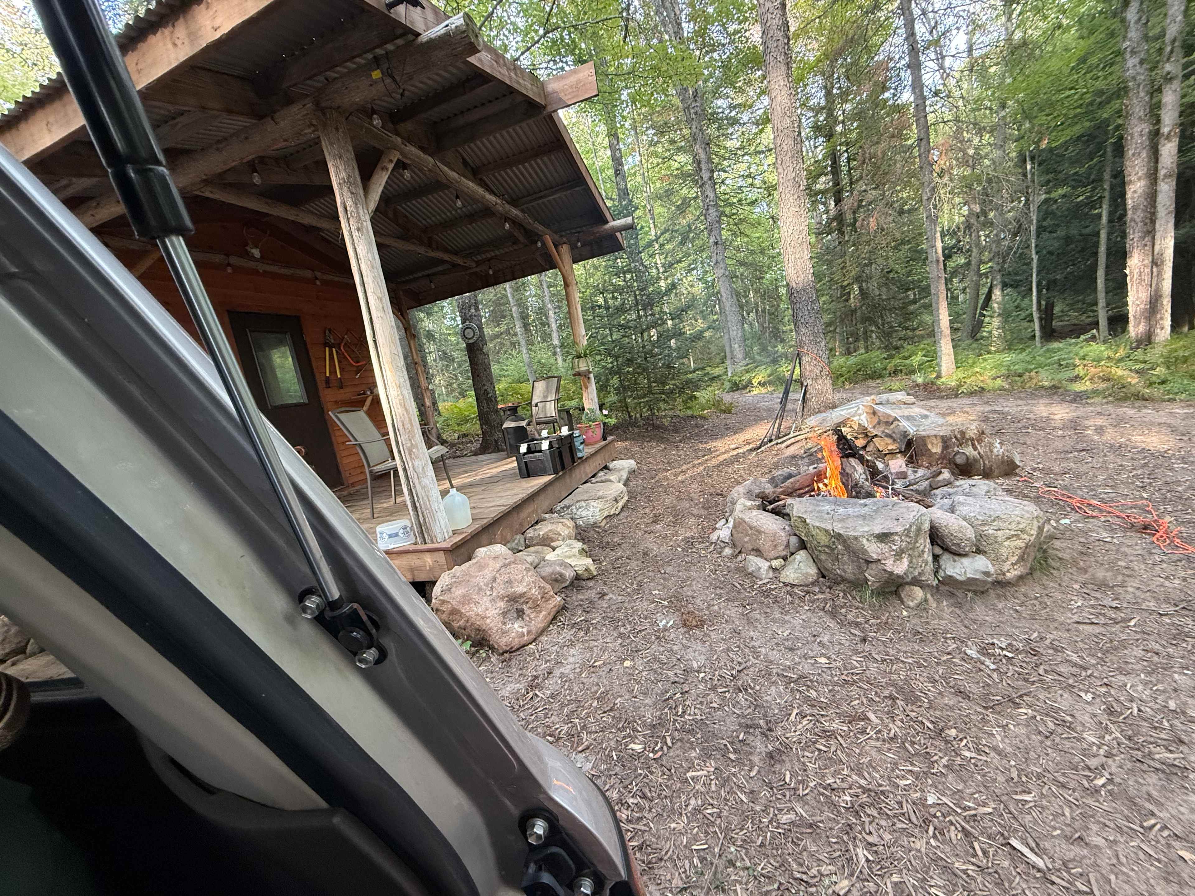 Ricky’s Pine River hunt/camp