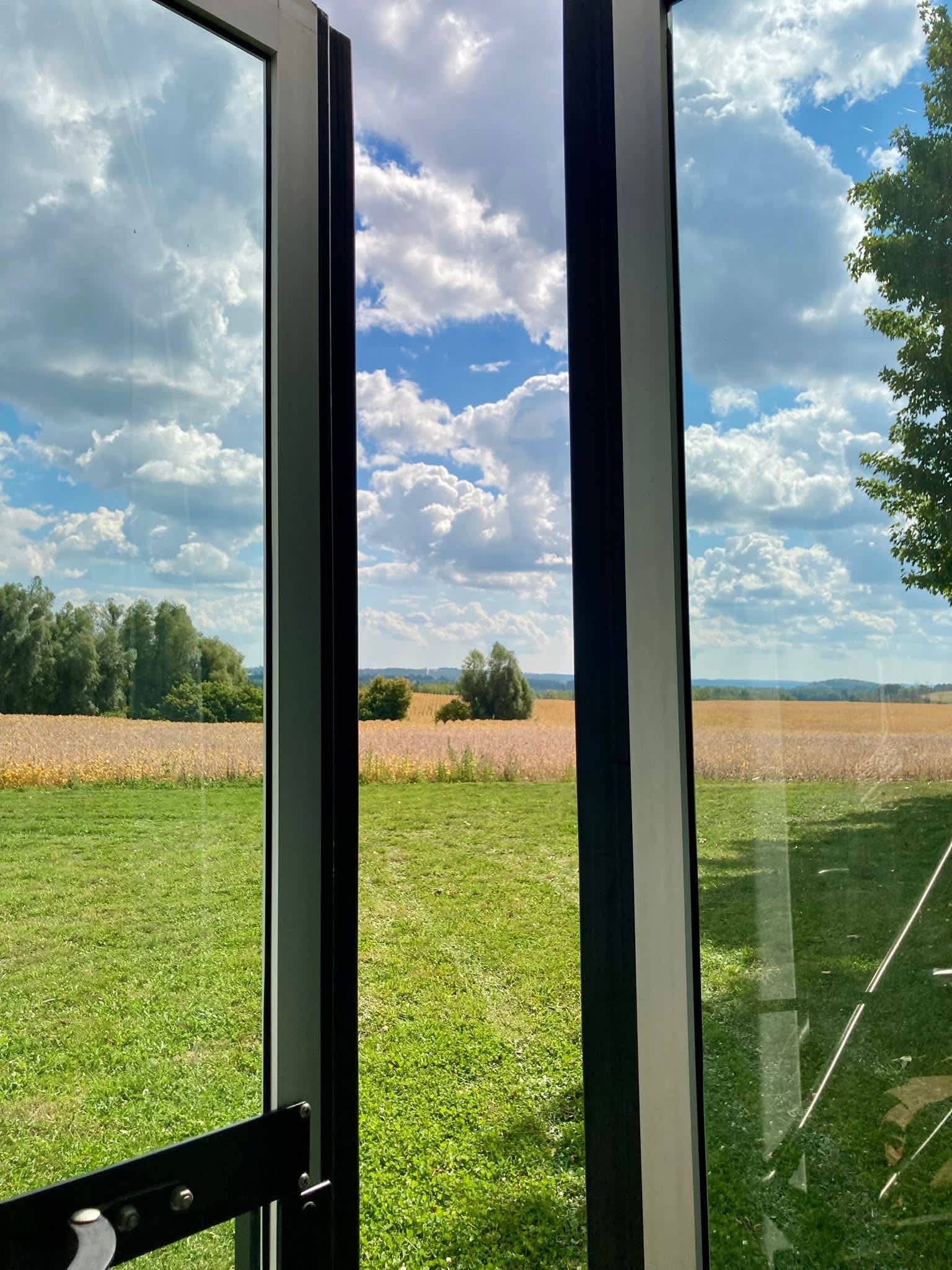 View from my skoolie doors. *siiiiigh*