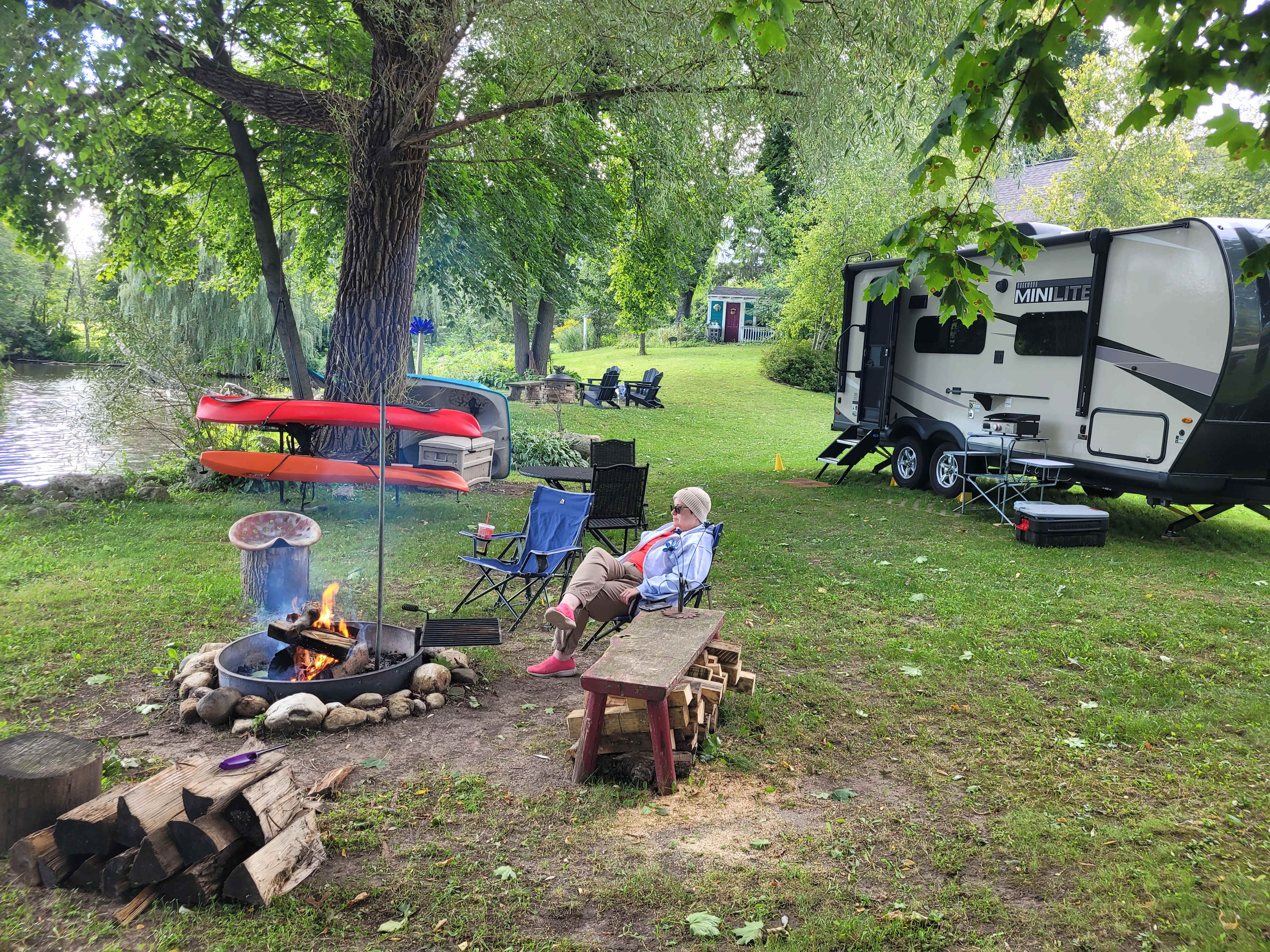 Pondfront RV Site near Road America