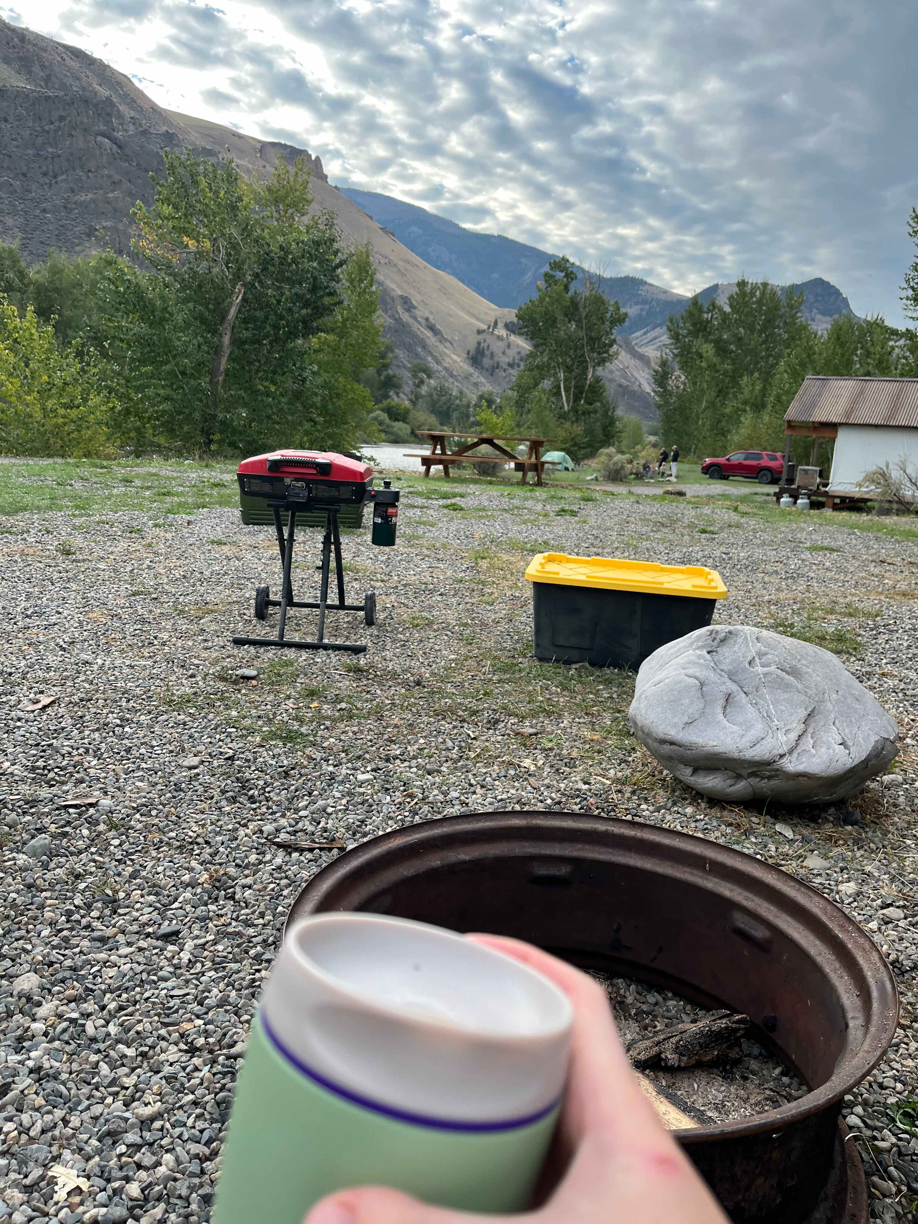Morning coffee with a view 