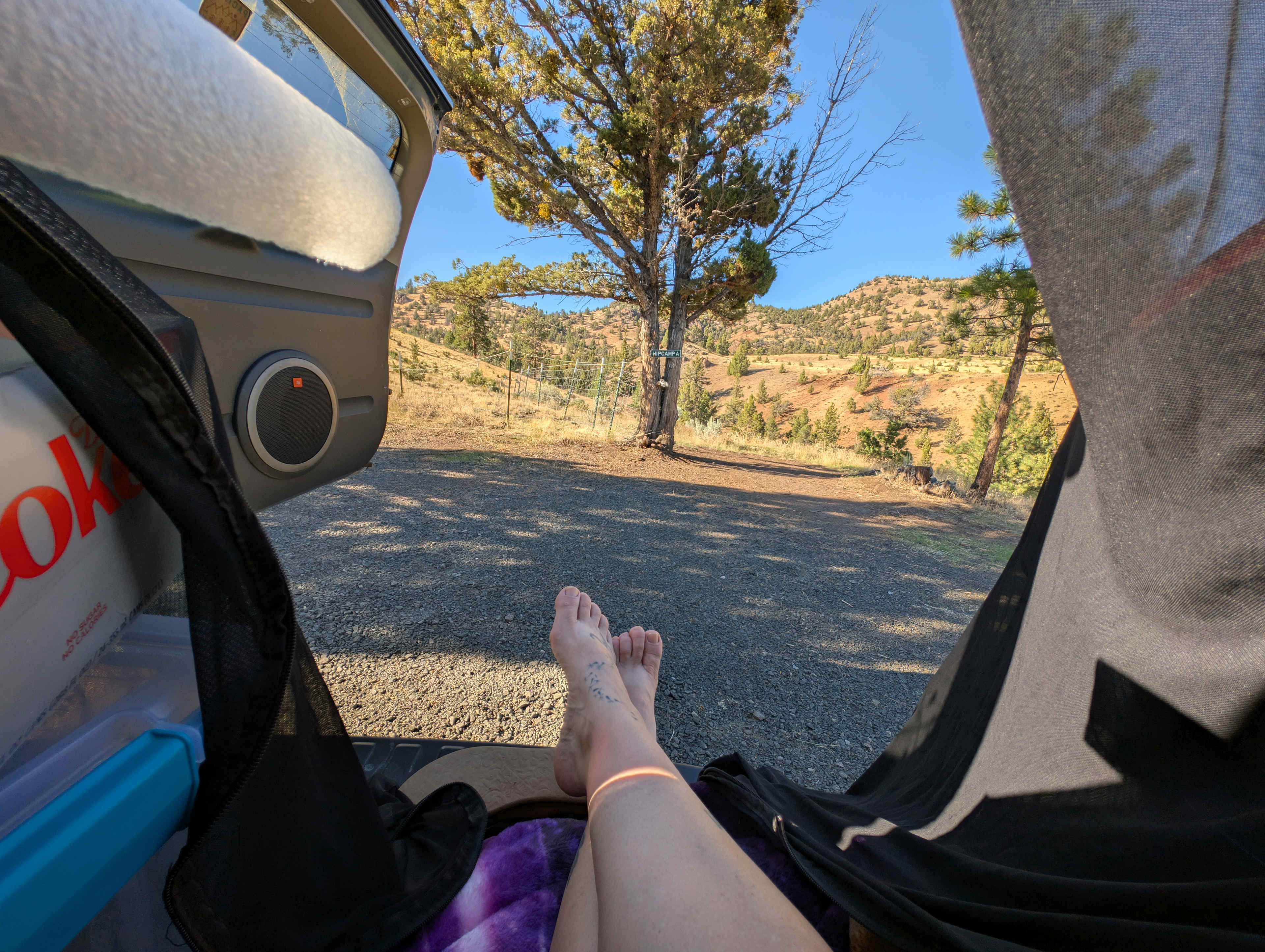 Back Side of Painted Hills Camping
