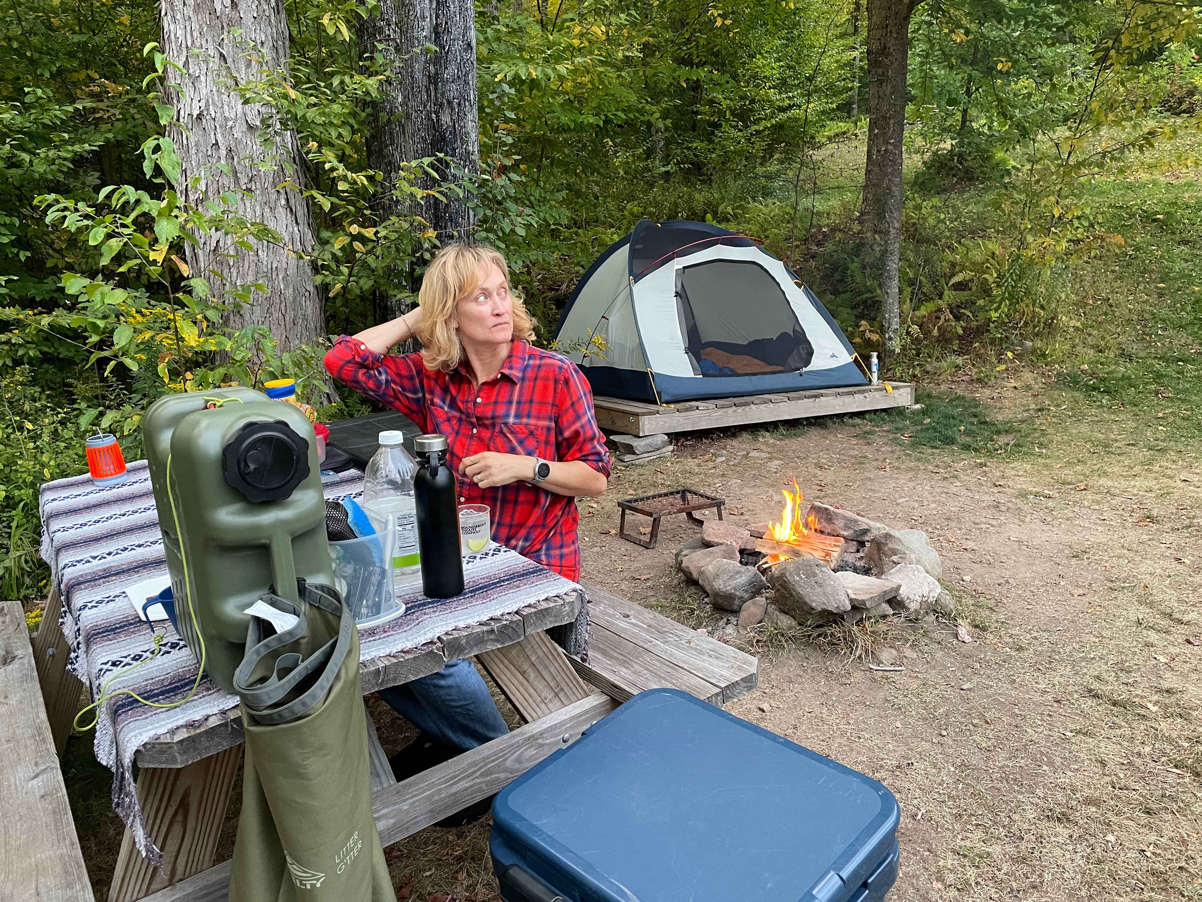 A tidy little site, very accessible but private