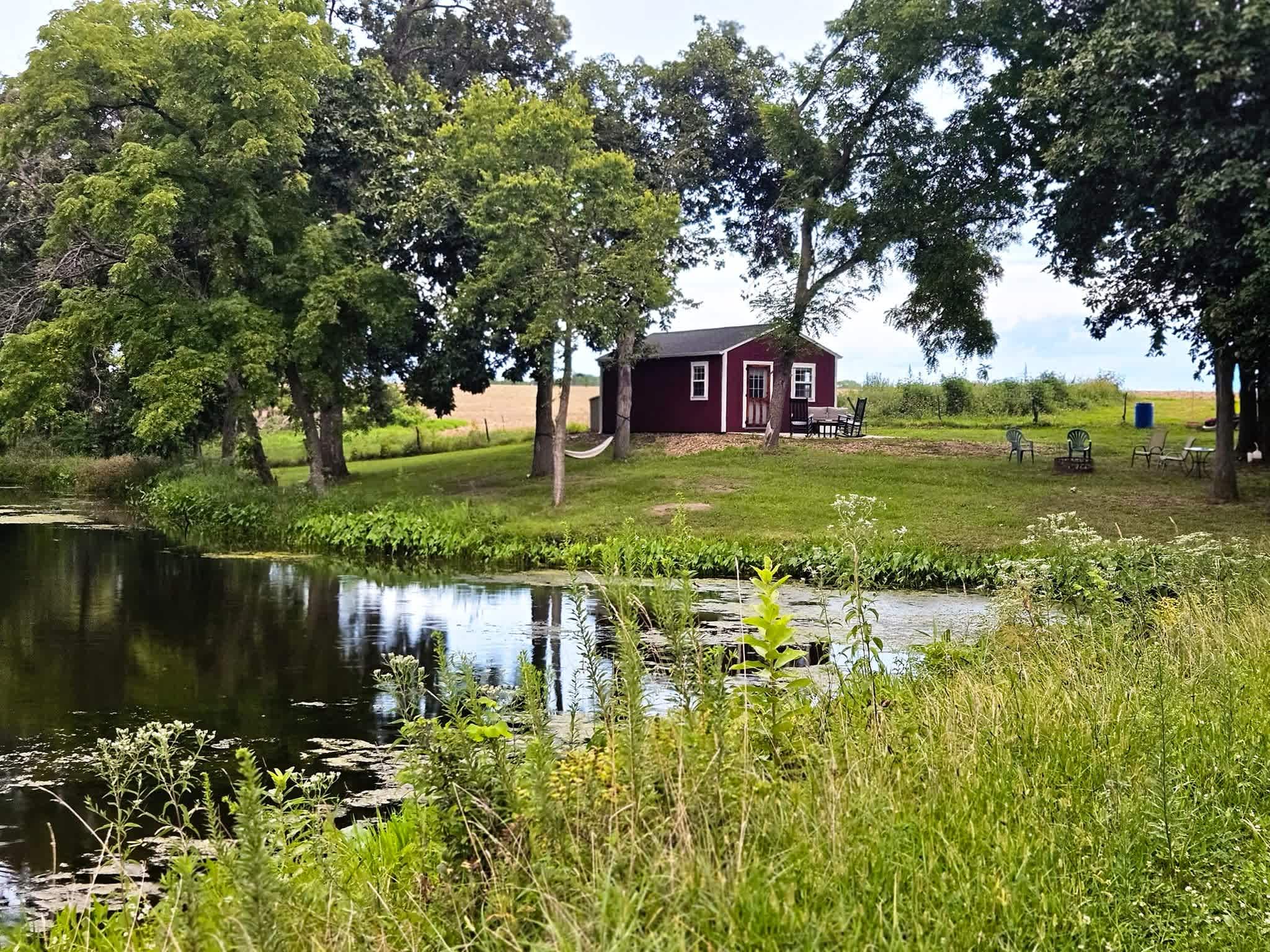 Cabin on the pond.