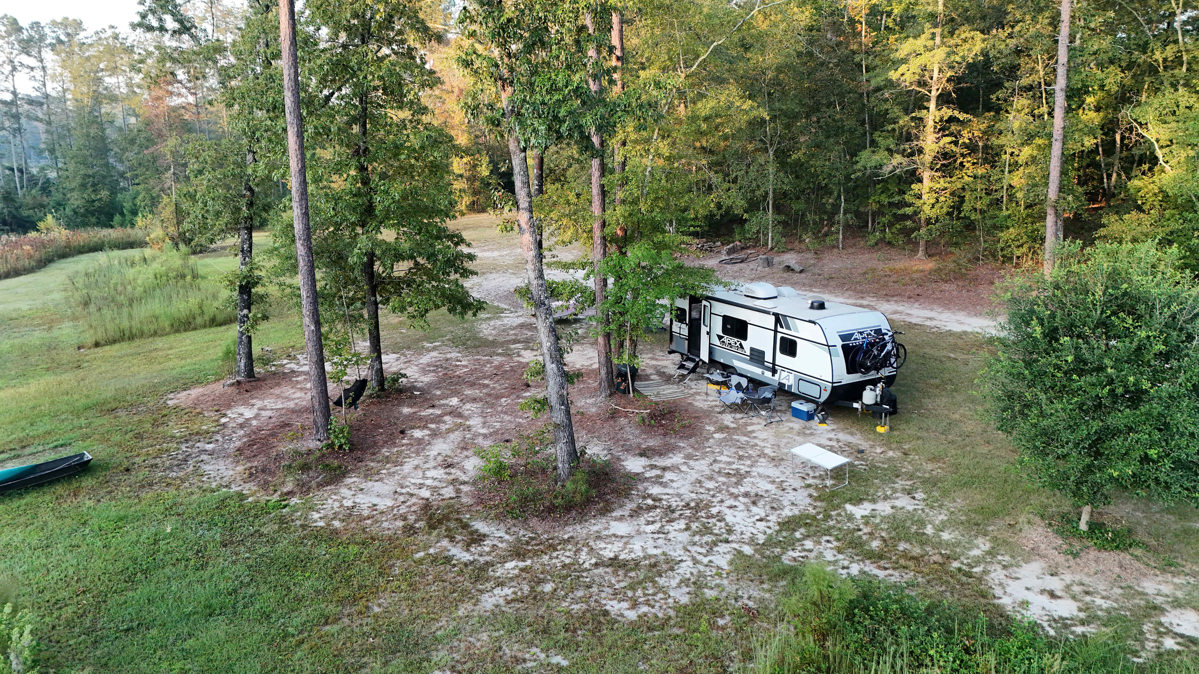 Camping on Pipers Pond