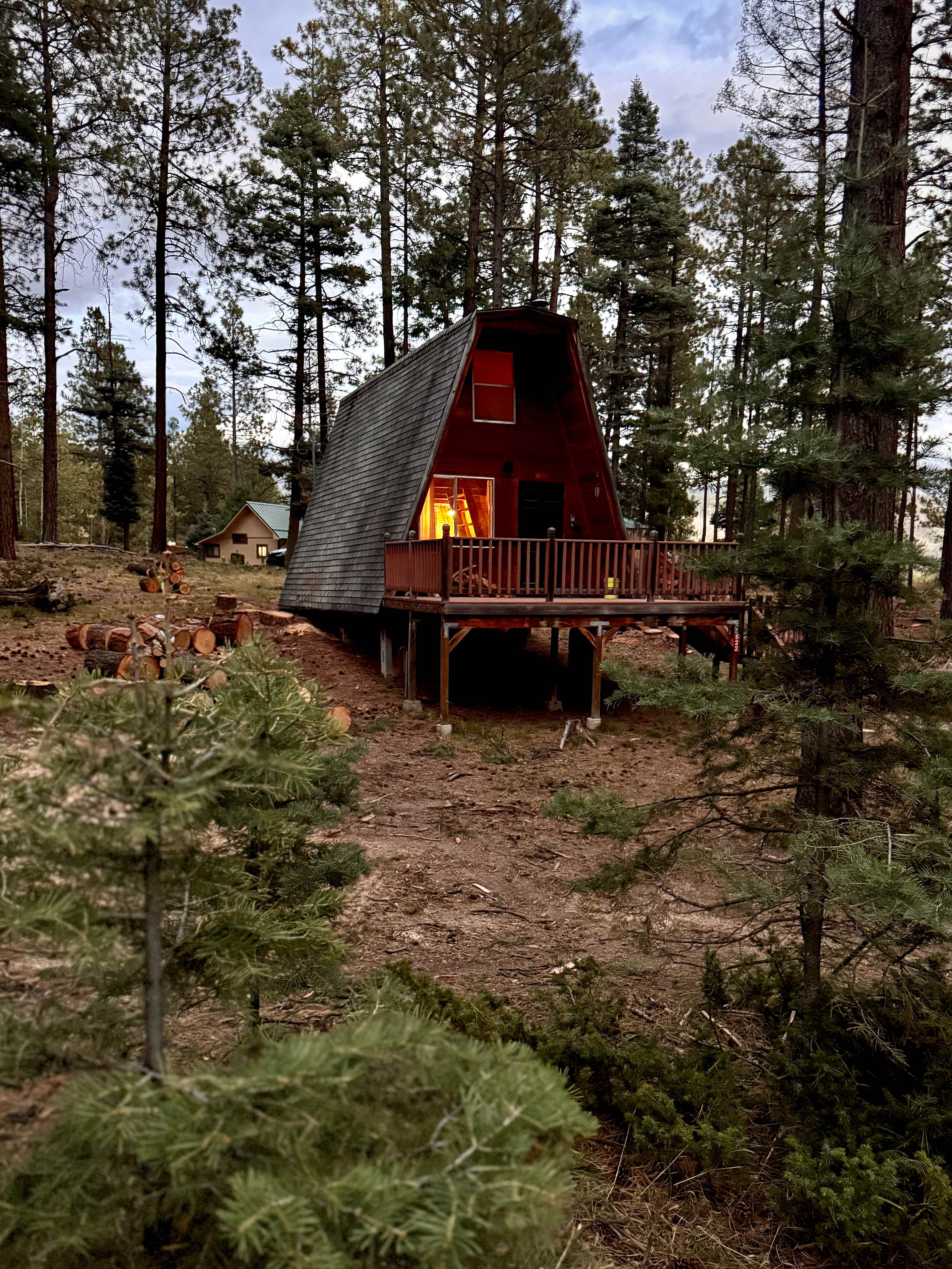 Jemez Mountains A-Frame Cabin