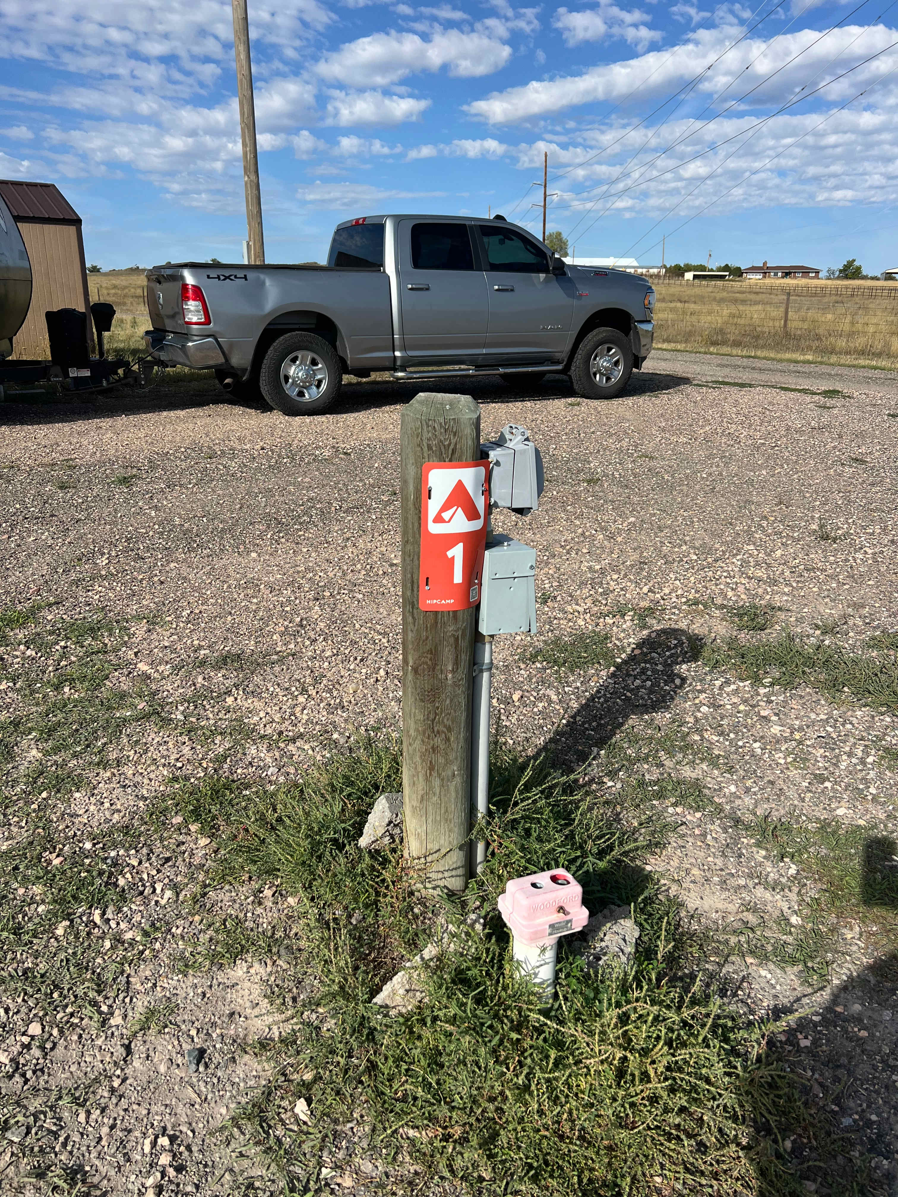 We were in site 2. They were clearly marked