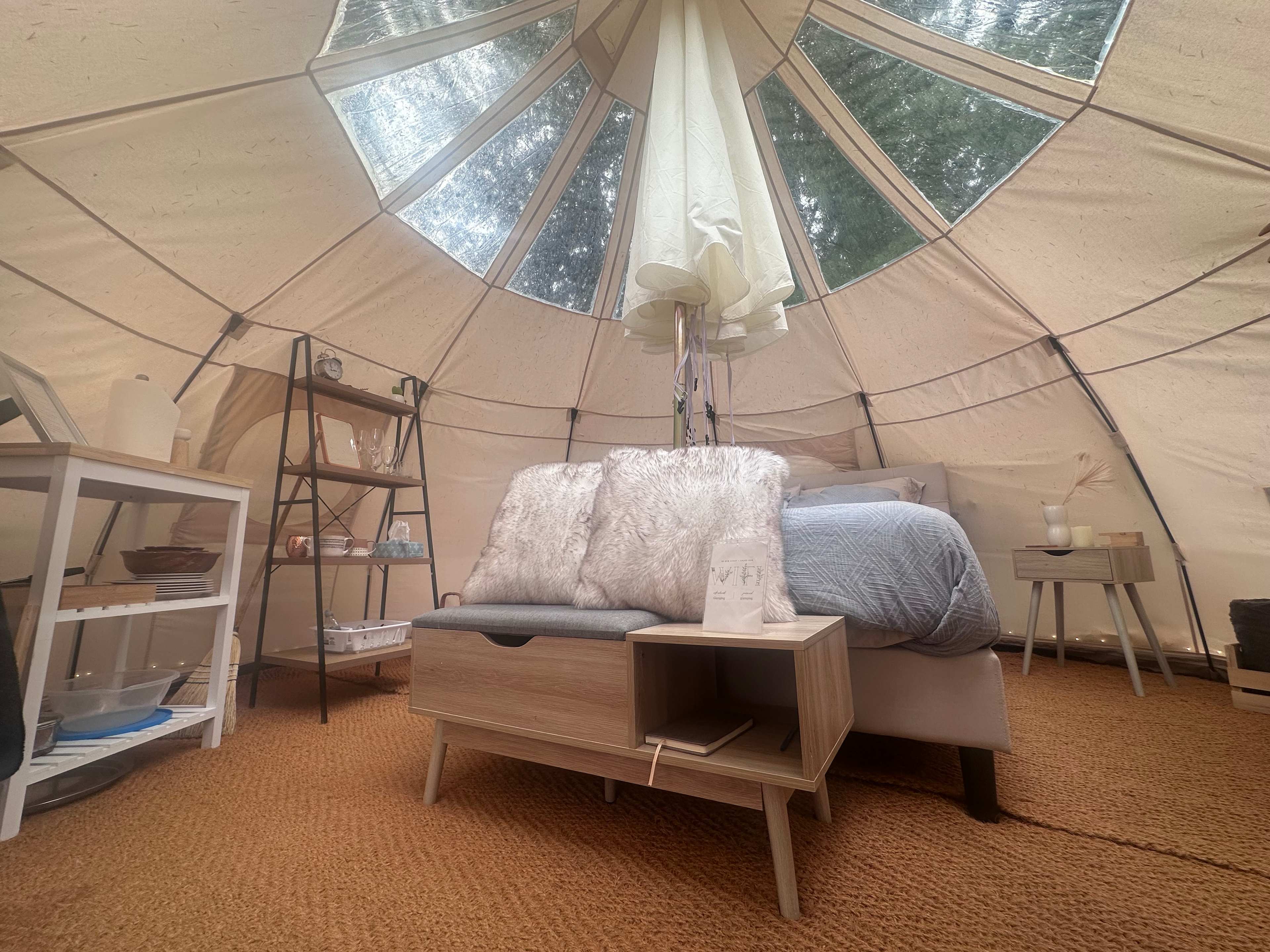 Camping On The Rivers Edge