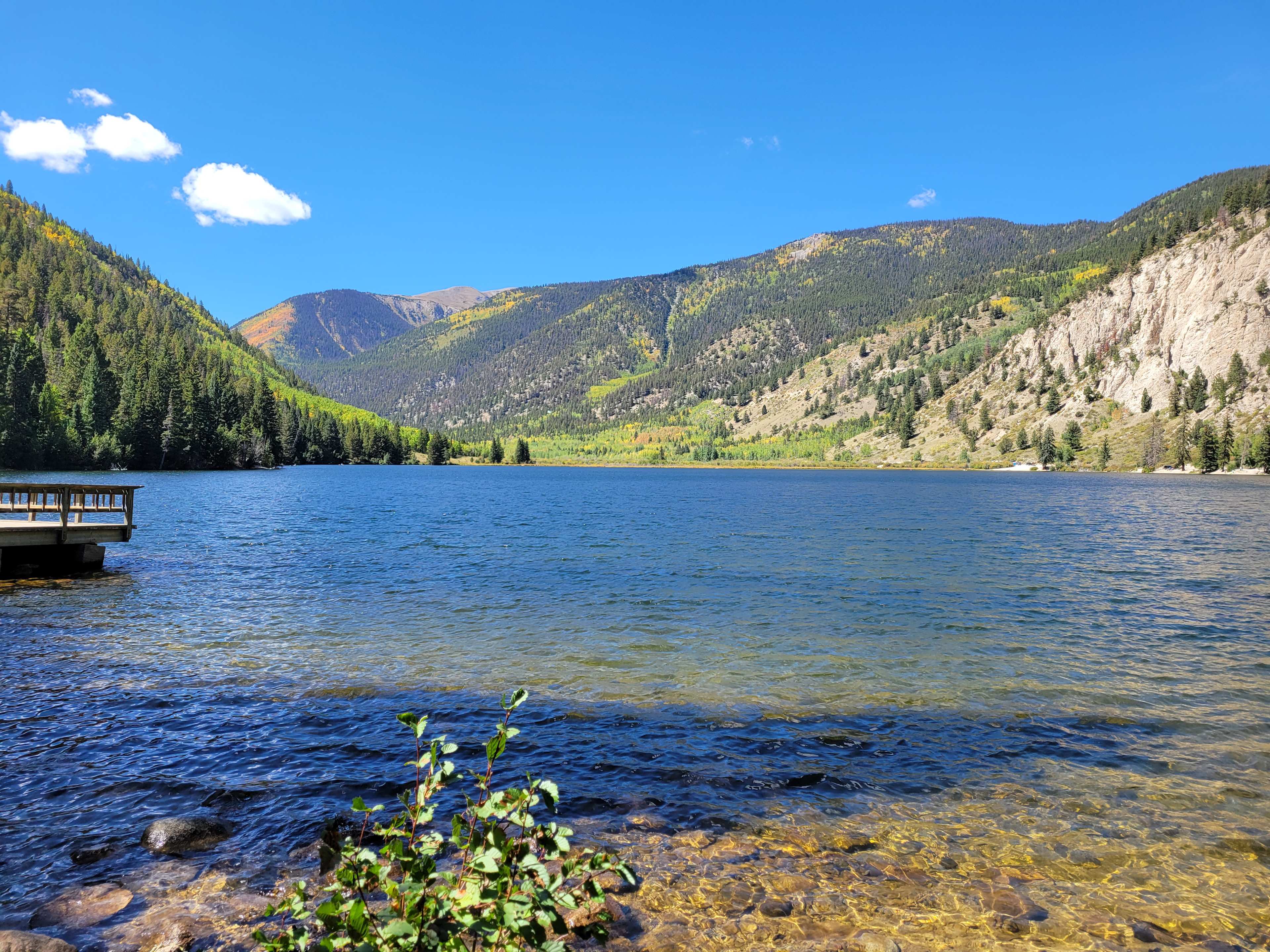Scenic hike at Colorado Lake