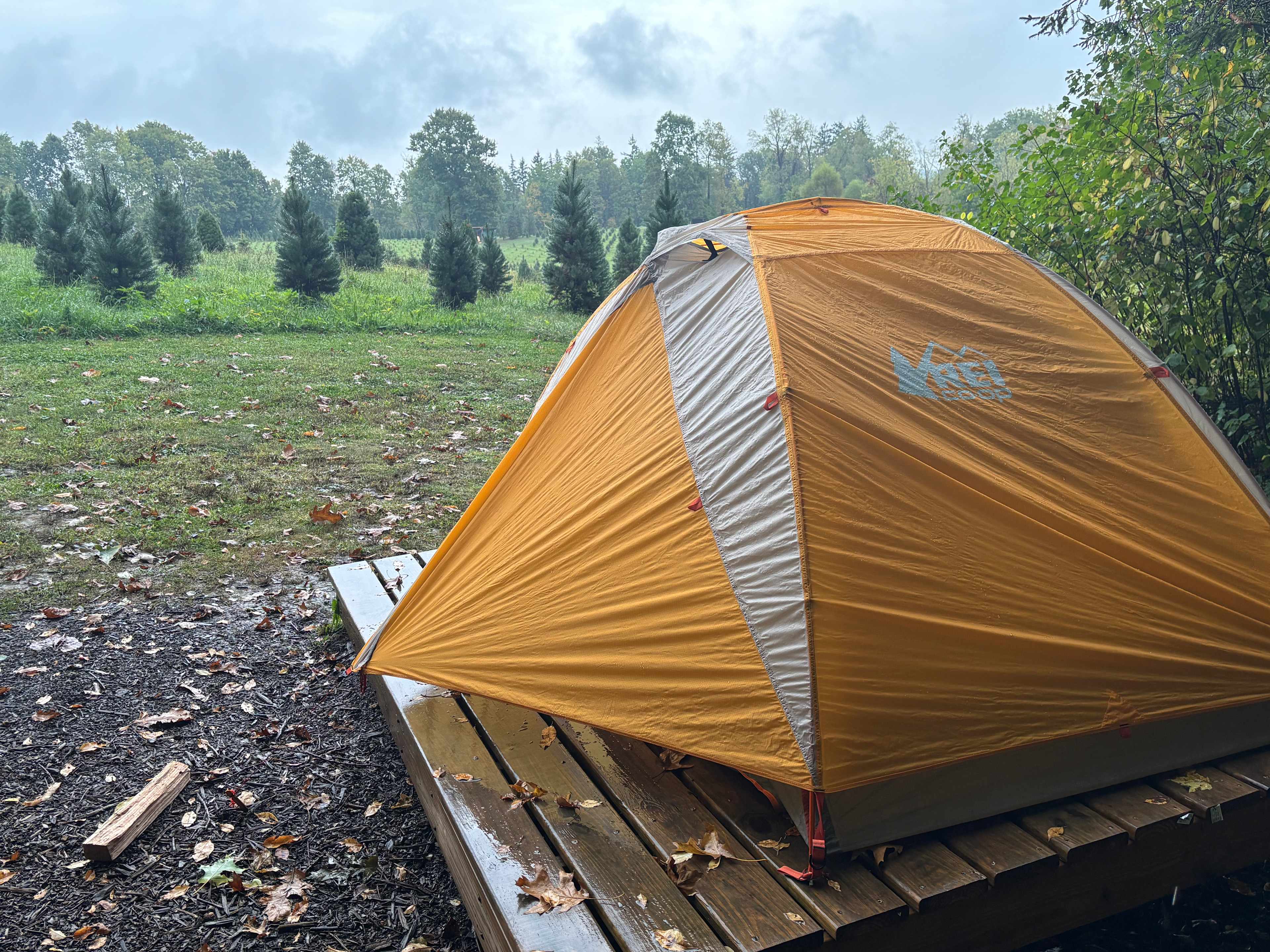 The platform was perfect for an REI half dome two