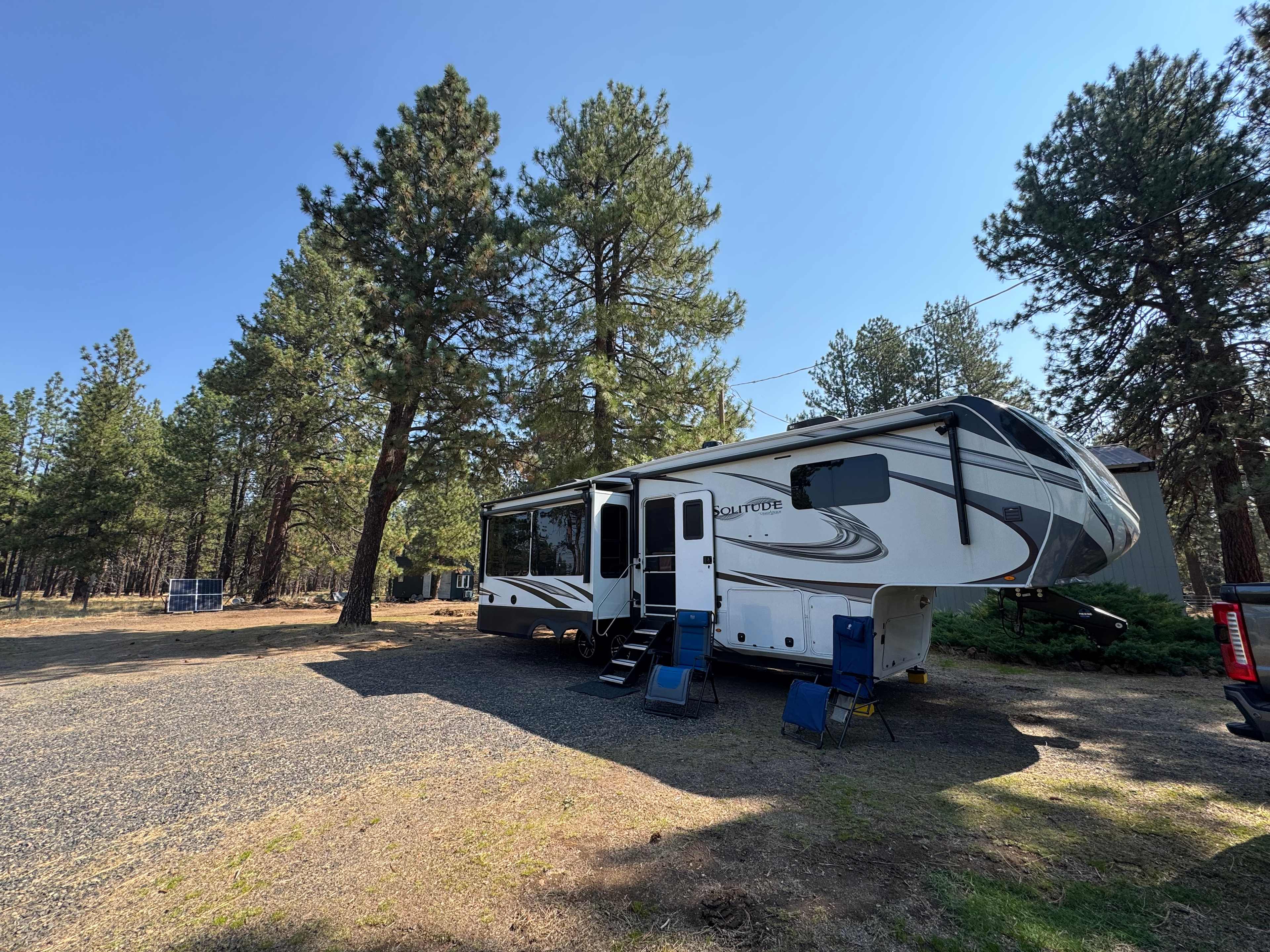 Plenty of space for our RV and truck