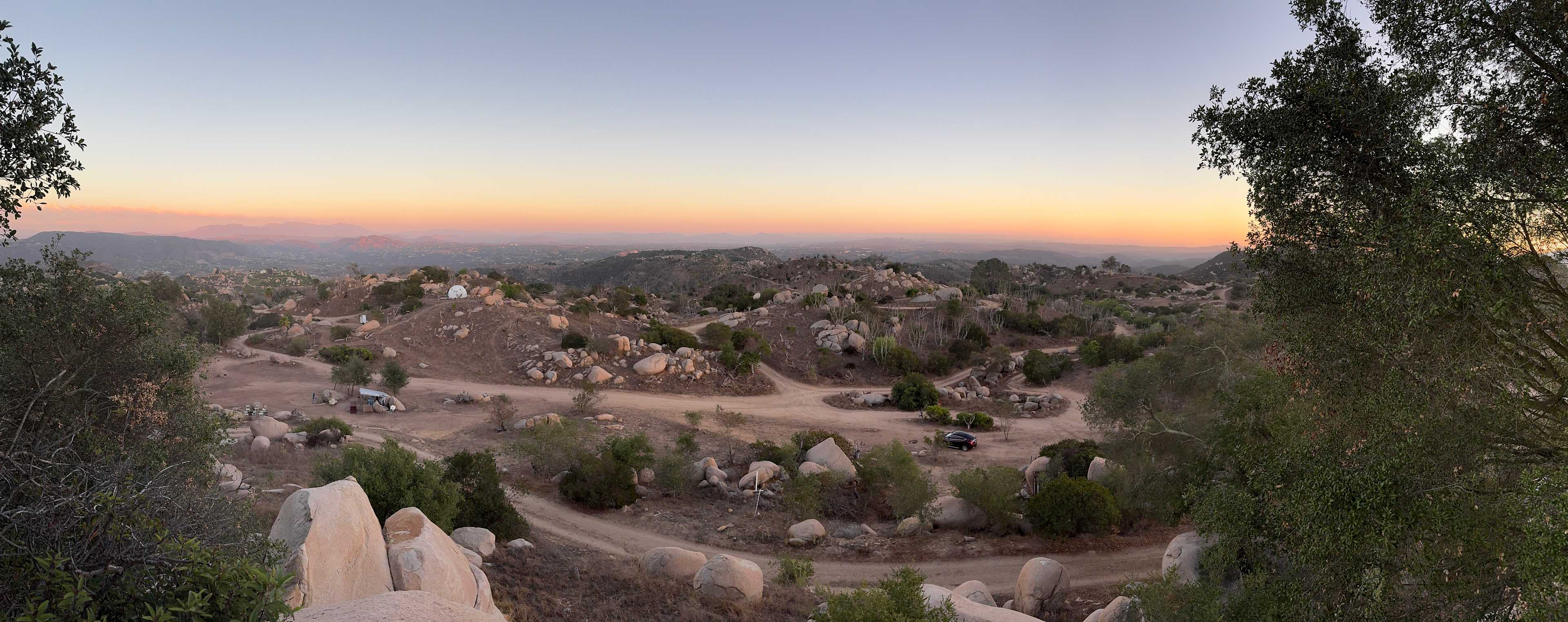 panorama view from Peace Rock