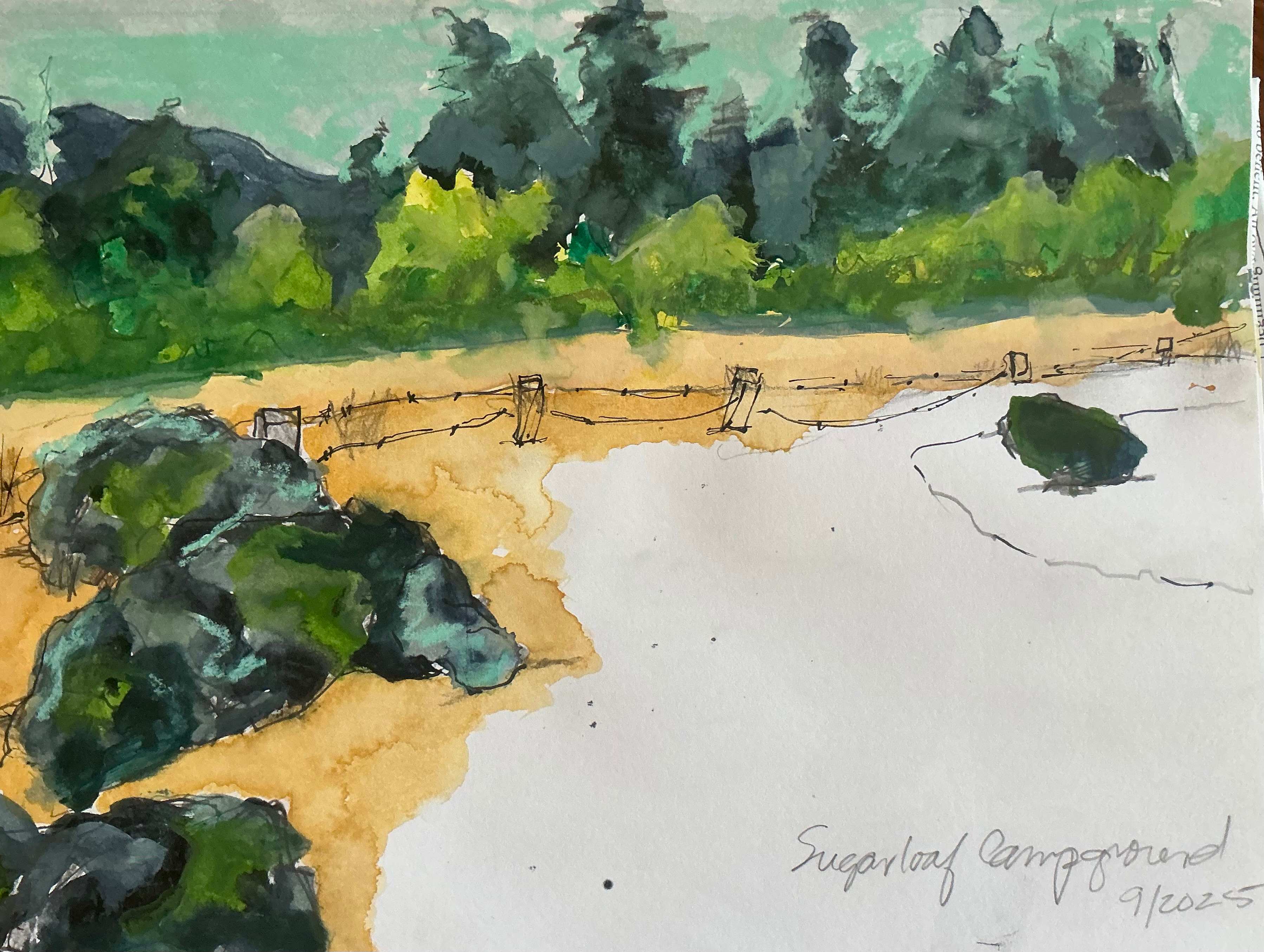 Camp site at Sugarloaf